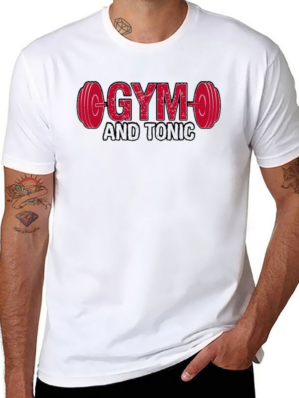 Gym and Tonic Graphic T-Shirt - Black