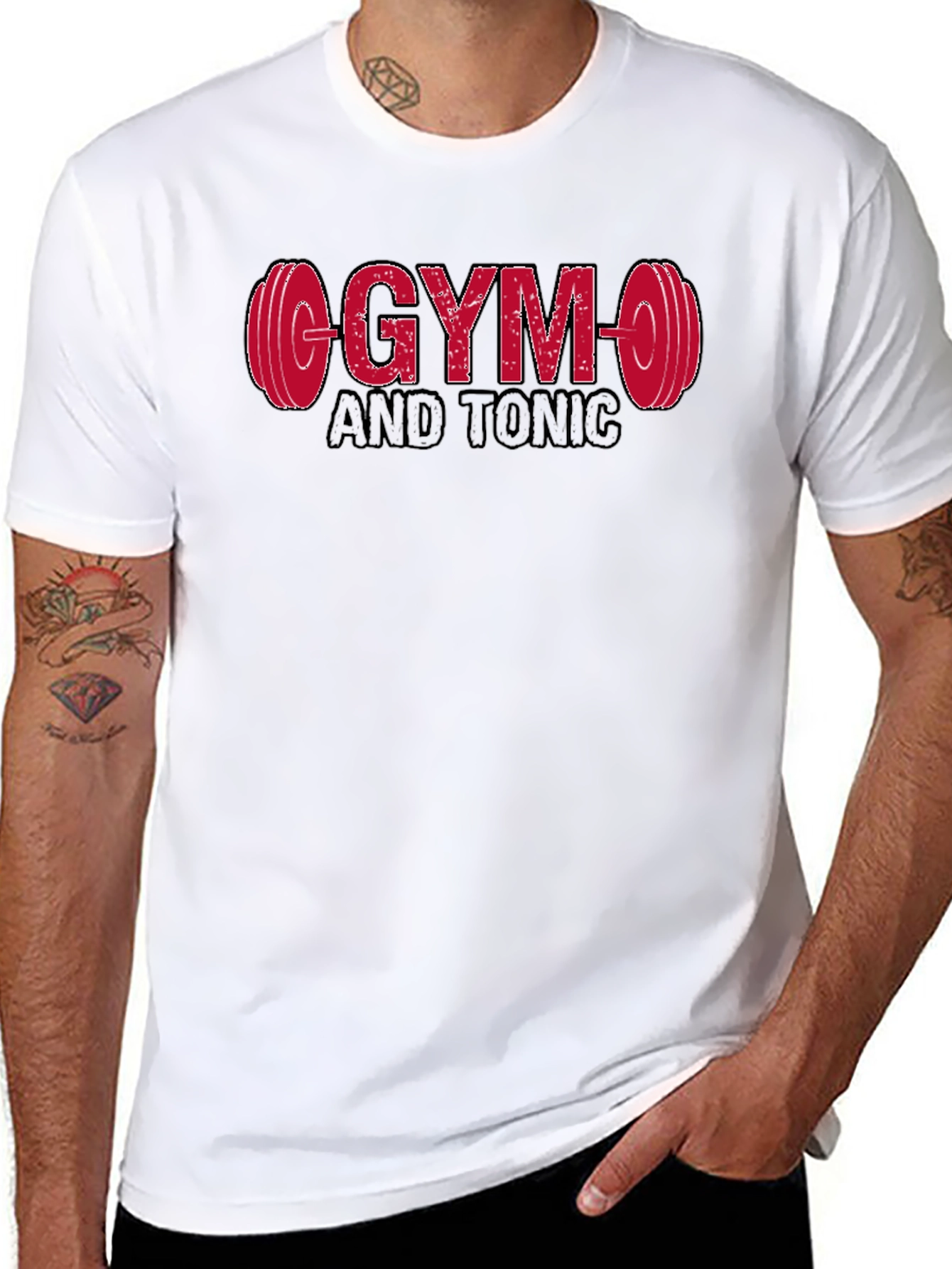 Gym and Tonic Graphic T-Shirt - Black