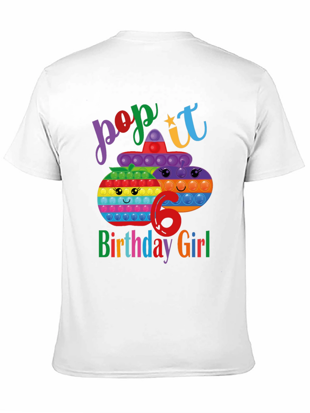 Pop It Birthday Girl 6 T-Shirt