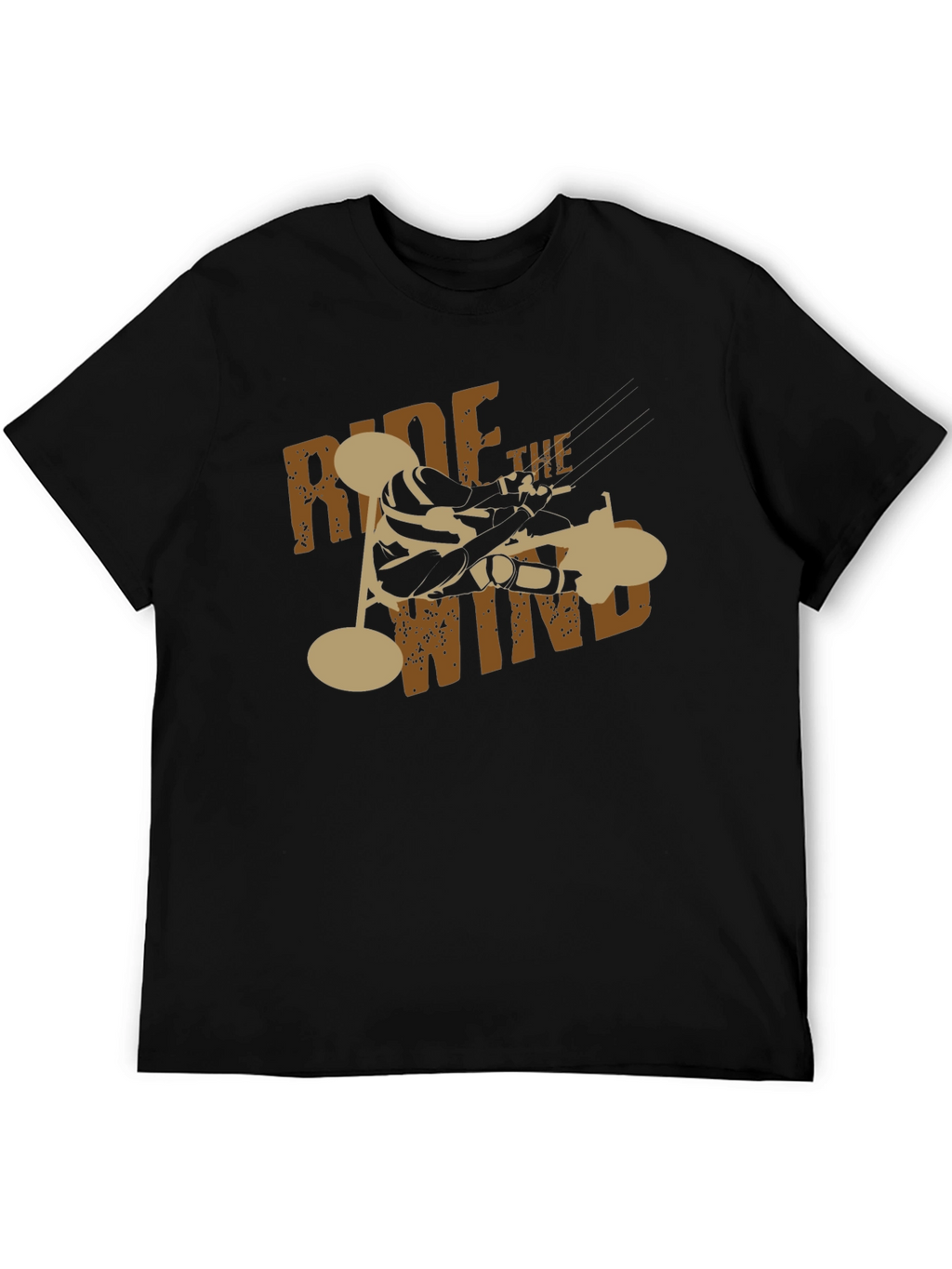 Ride the Wind T-Shirt - Black Tee
