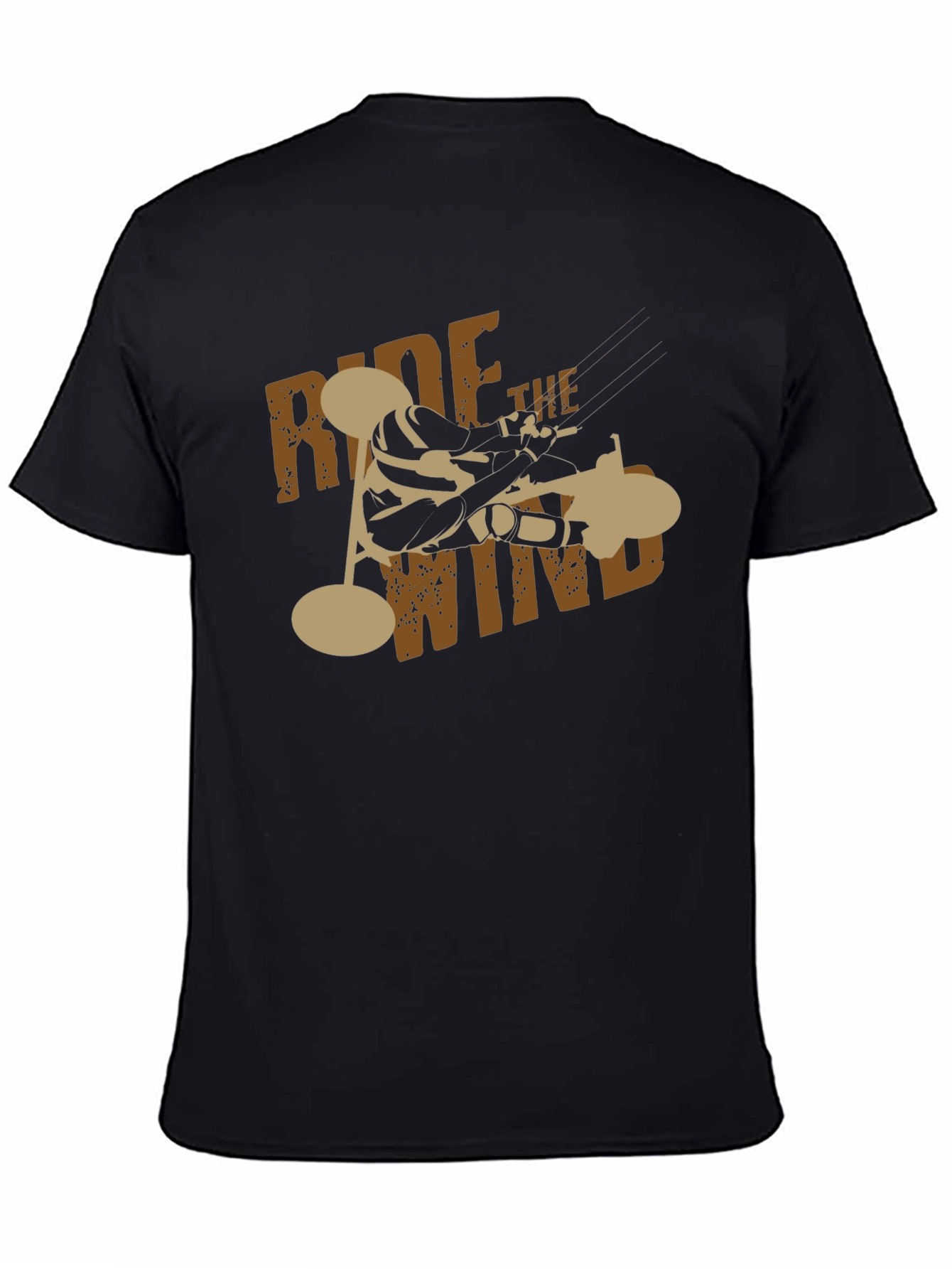 Ride the Wind T-Shirt - Black Tee