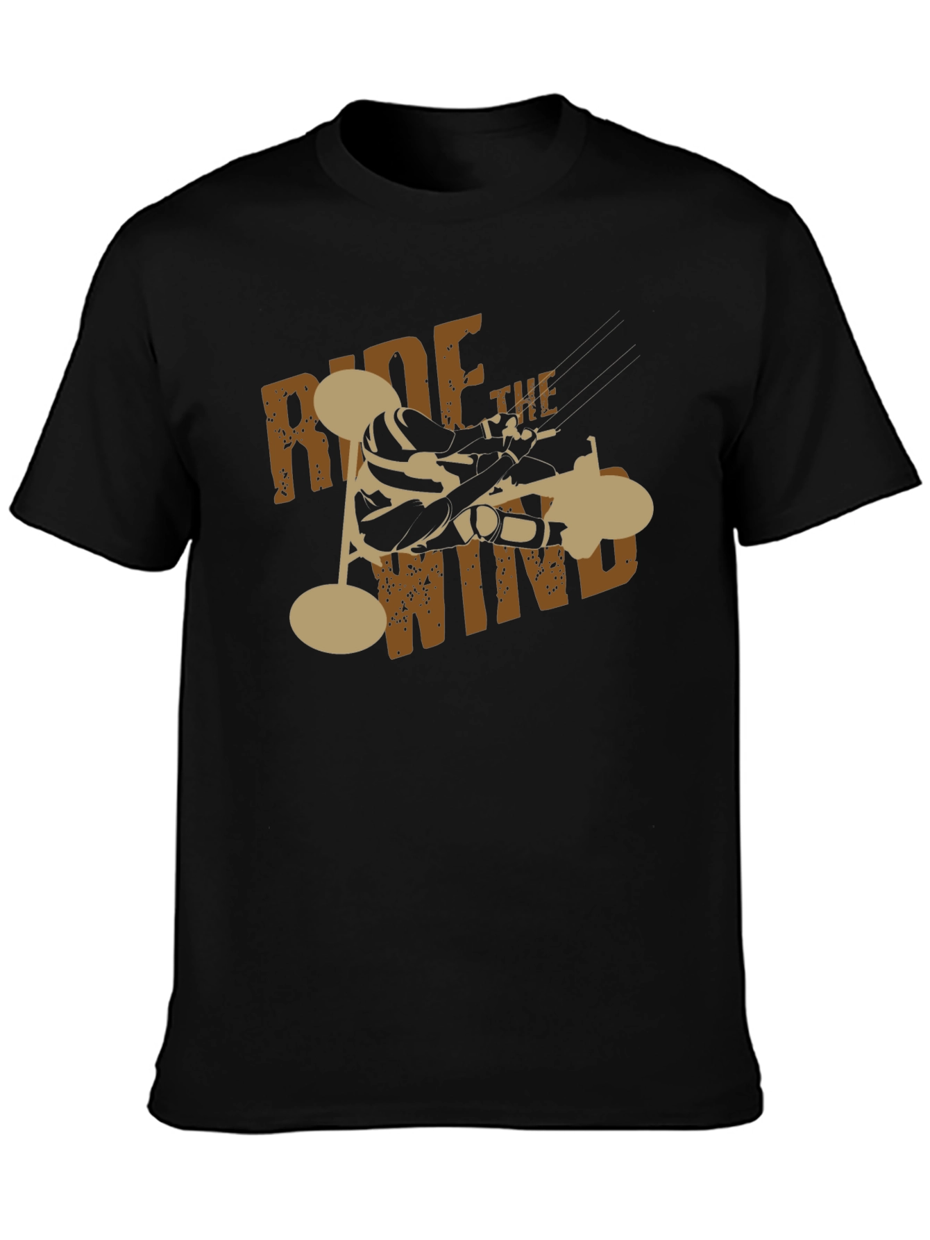 Ride the Wind T-Shirt - Black Tee