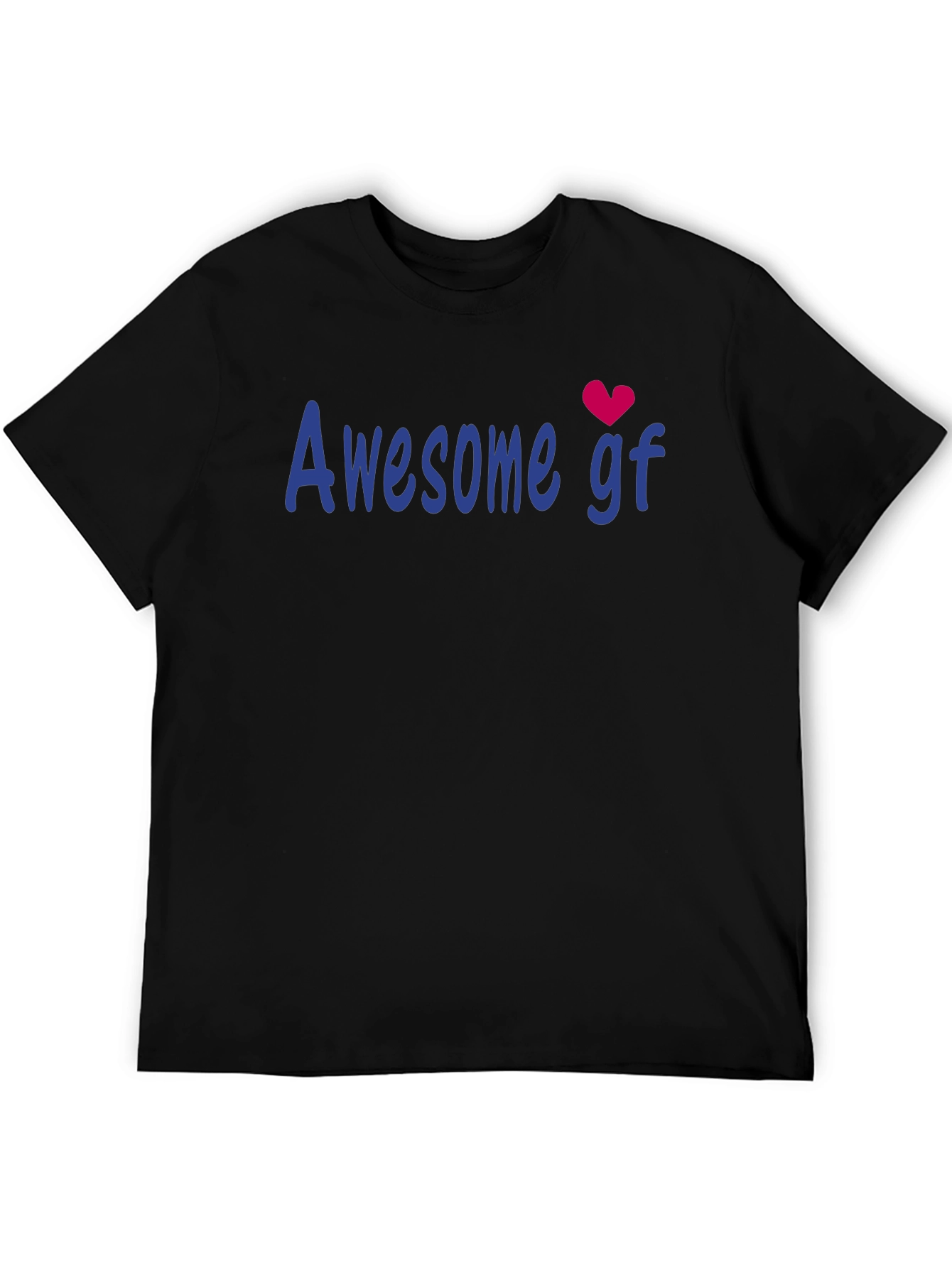 Awesome GF Graphic Tee - Trendy Casual Wear