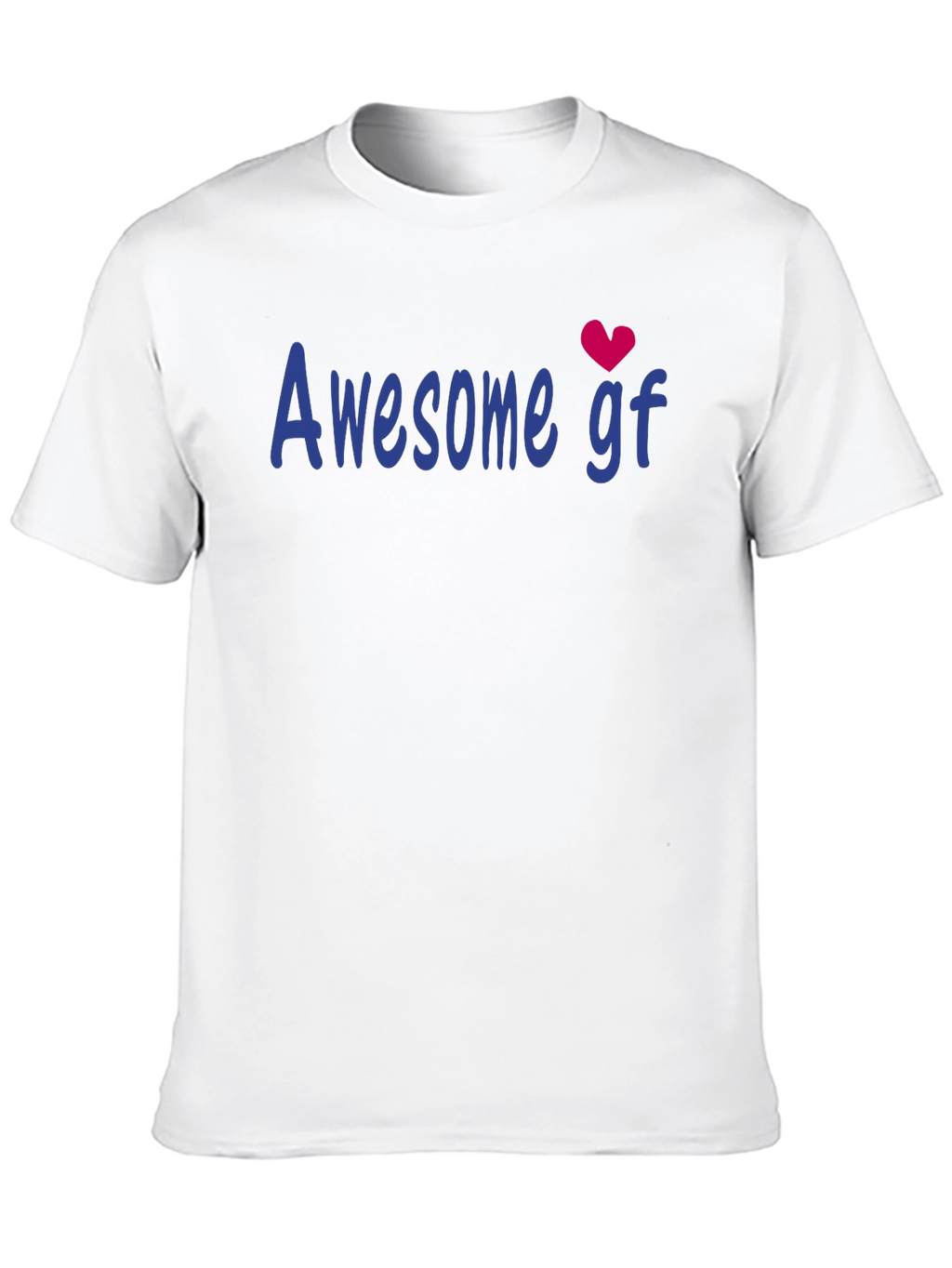 Awesome GF Graphic Tee - Trendy Casual Wear
