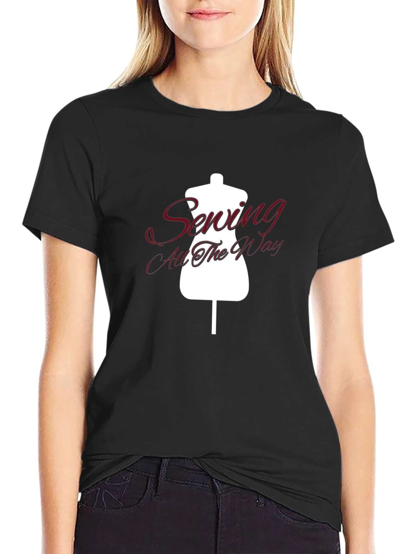 Sewing All The Way T-Shirt Dressmaker Tee