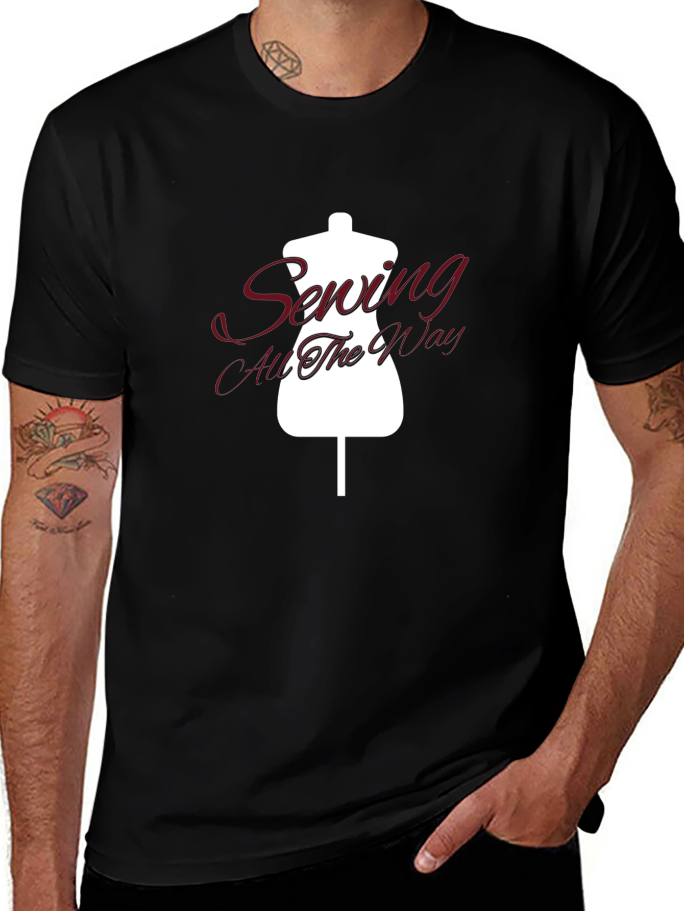 Sewing All The Way T-Shirt Dressmaker Tee