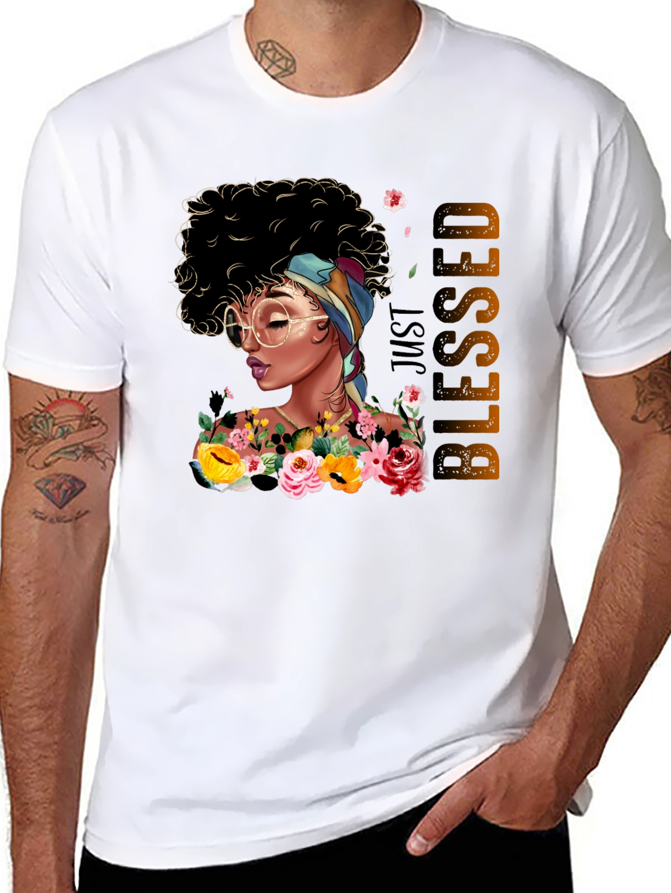 Just Blessed Woman Graphic T-Shirt