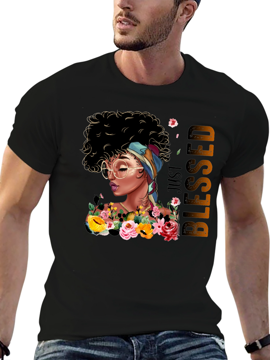 Just Blessed Woman Graphic T-Shirt