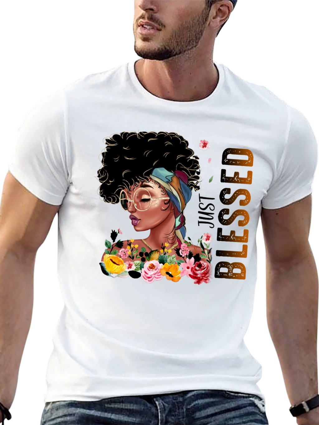 Just Blessed Woman Graphic T-Shirt