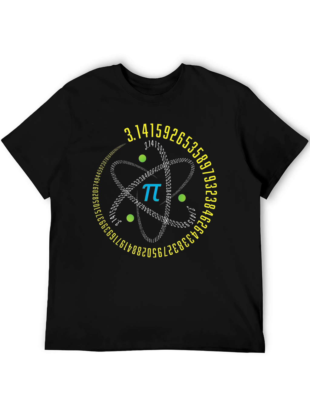 Pi Atomic T-Shirt: Science & Math Tee