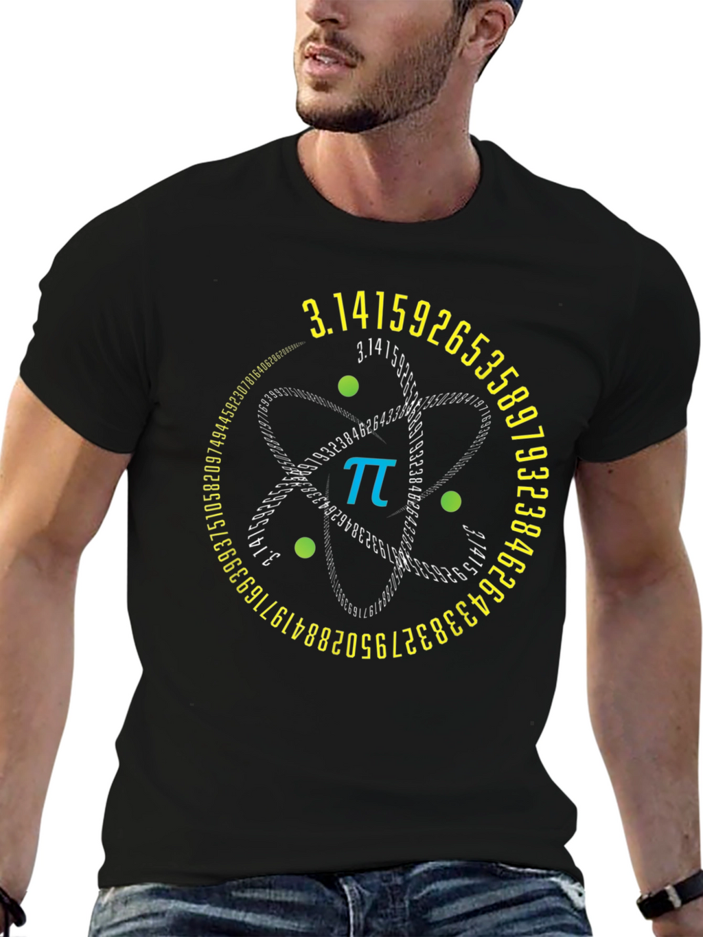 Pi Atomic T-Shirt: Science & Math Tee