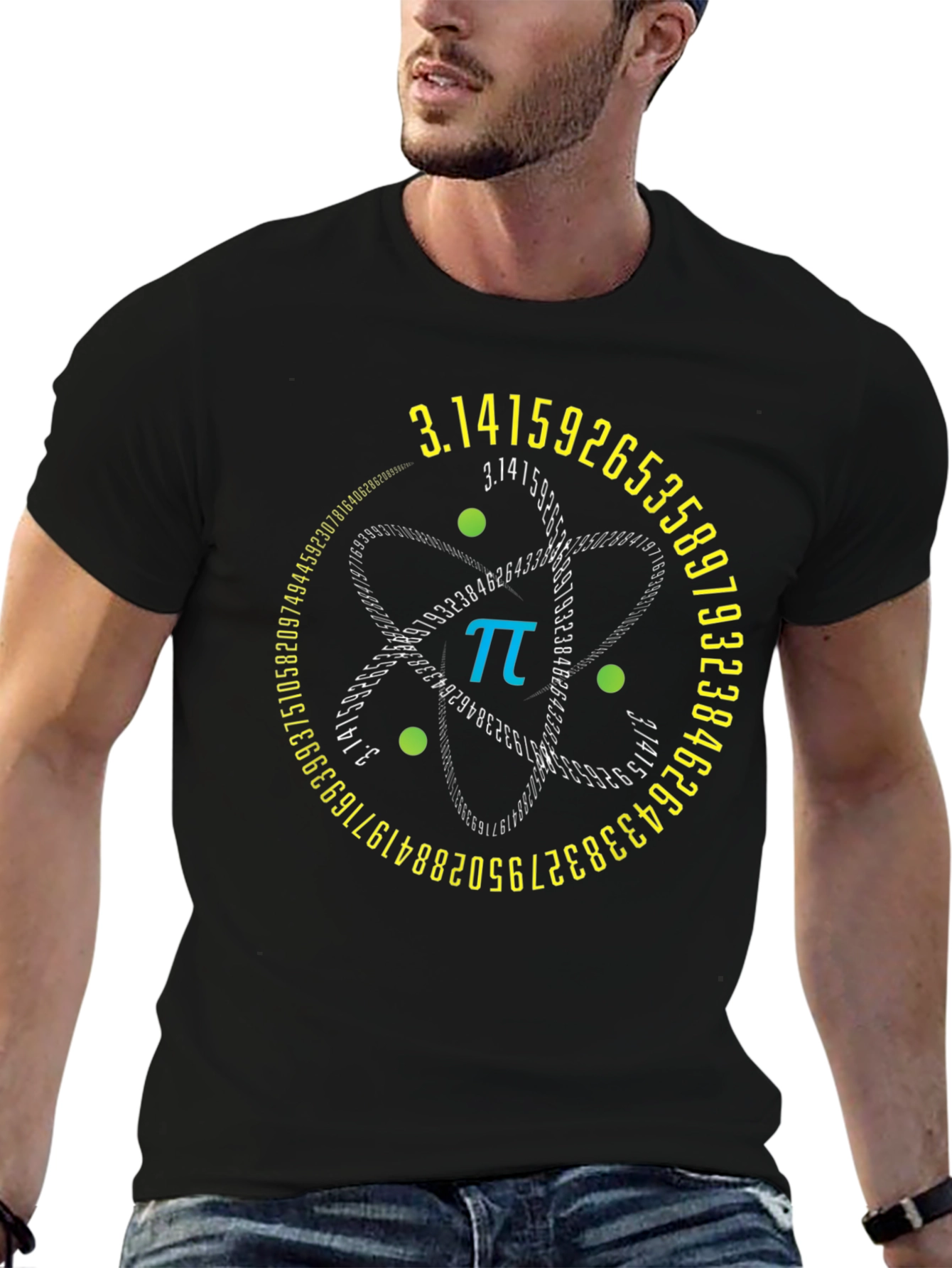 Pi Atomic T-Shirt: Science & Math Tee