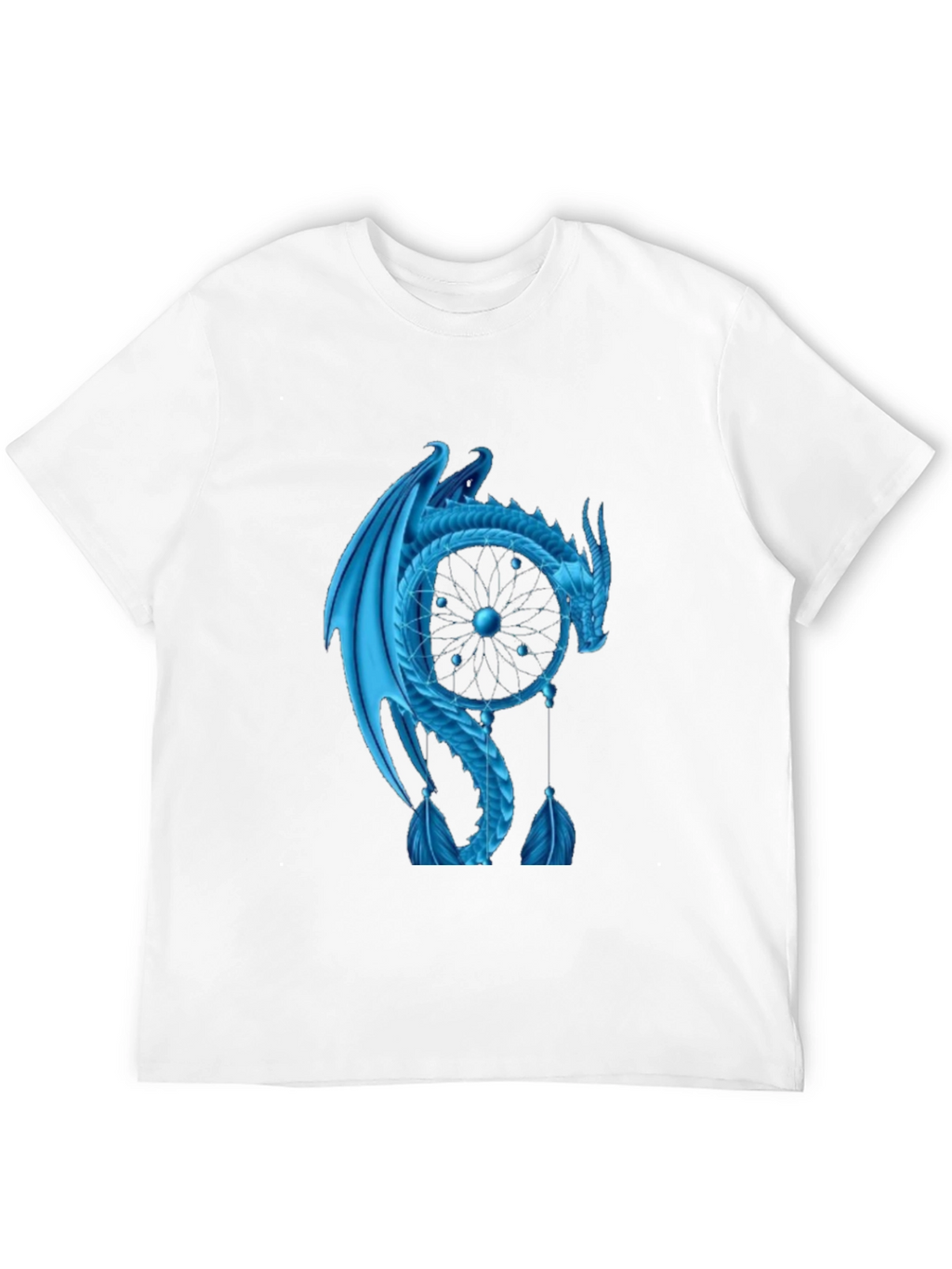 Dragon Dreamcatcher Graphic T-Shirt - Black
