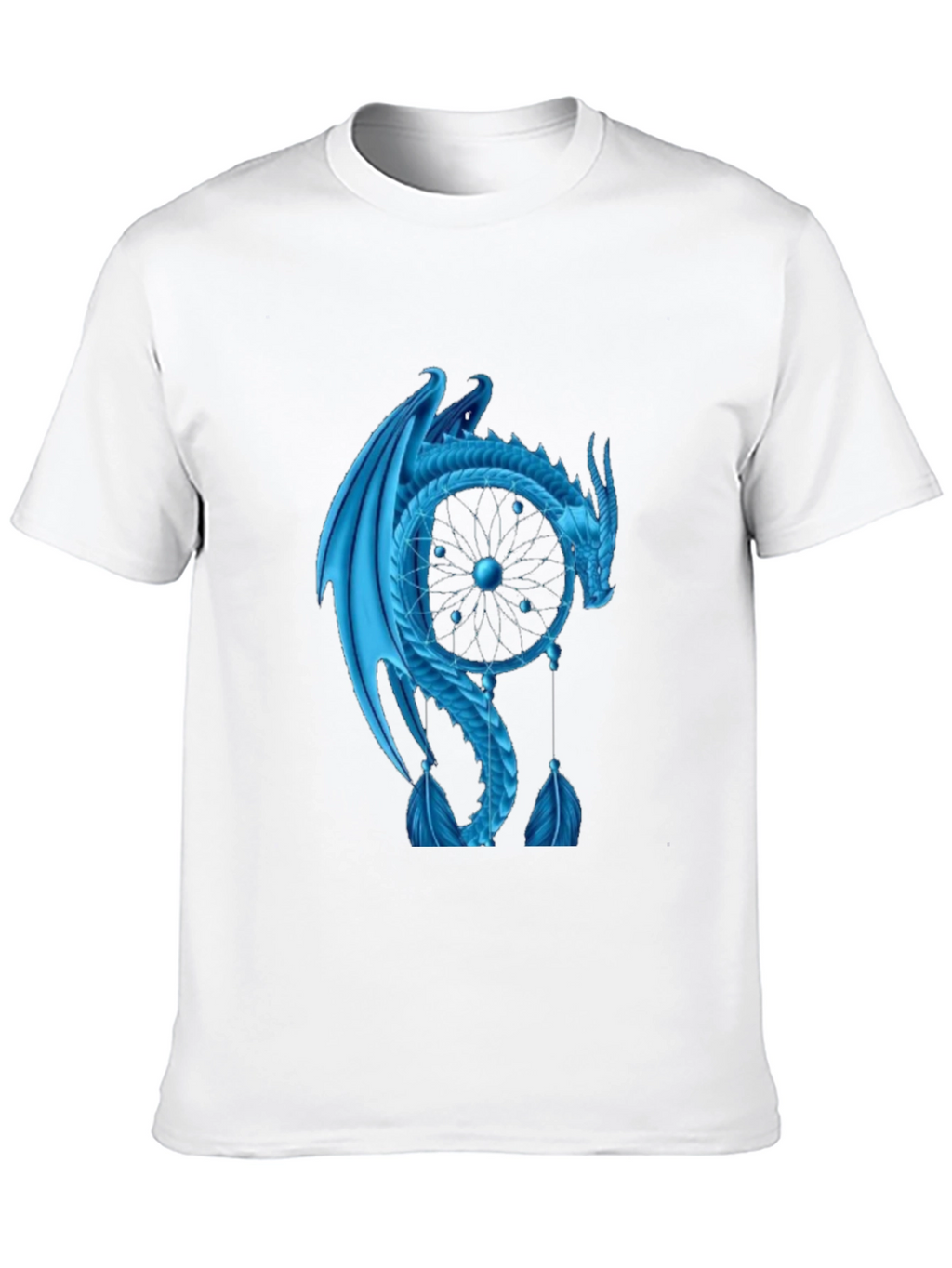 Dragon Dreamcatcher Graphic T-Shirt - Black