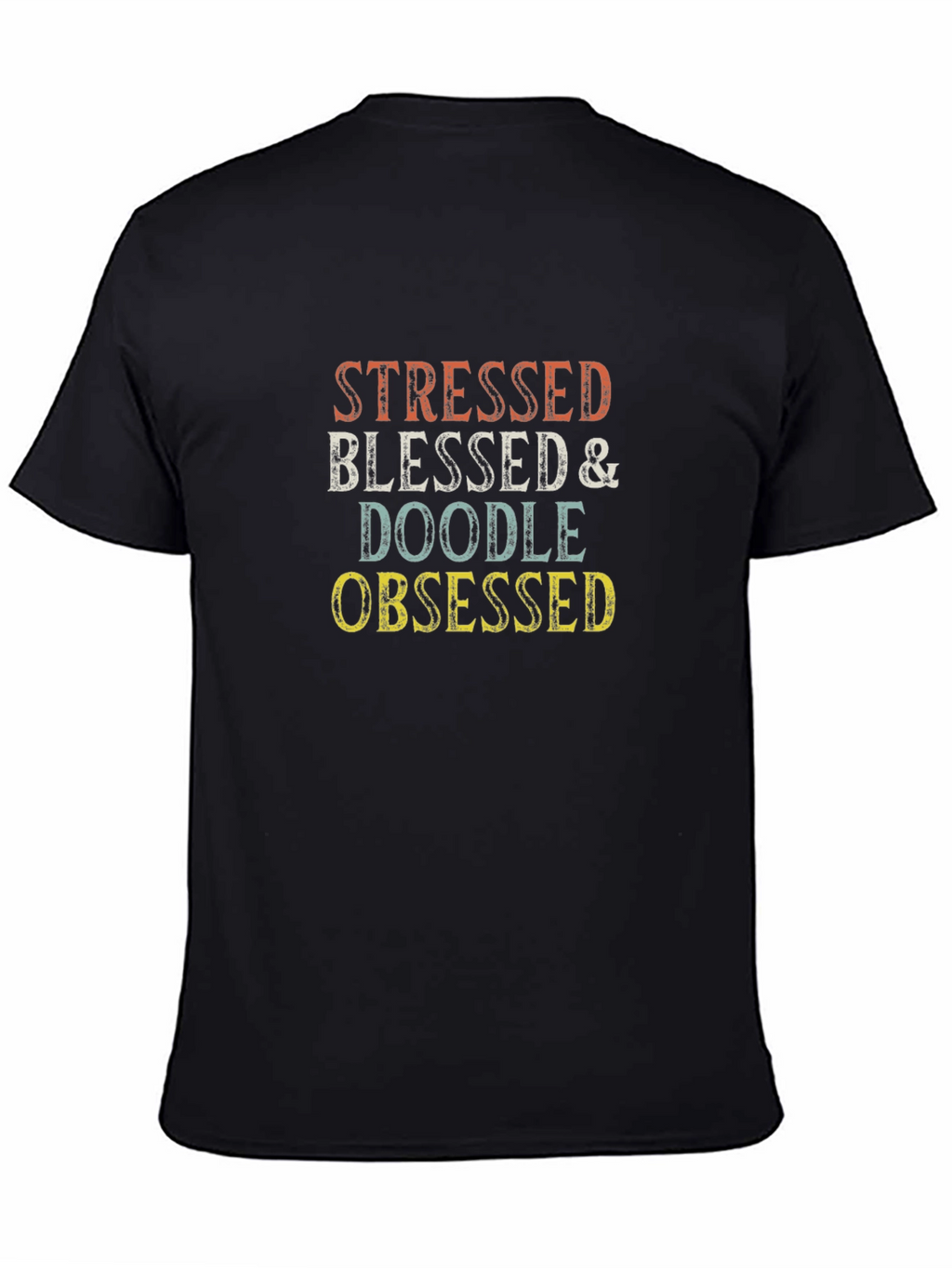 Stressed Blessed & Doodle Obsessed Graphic Tee