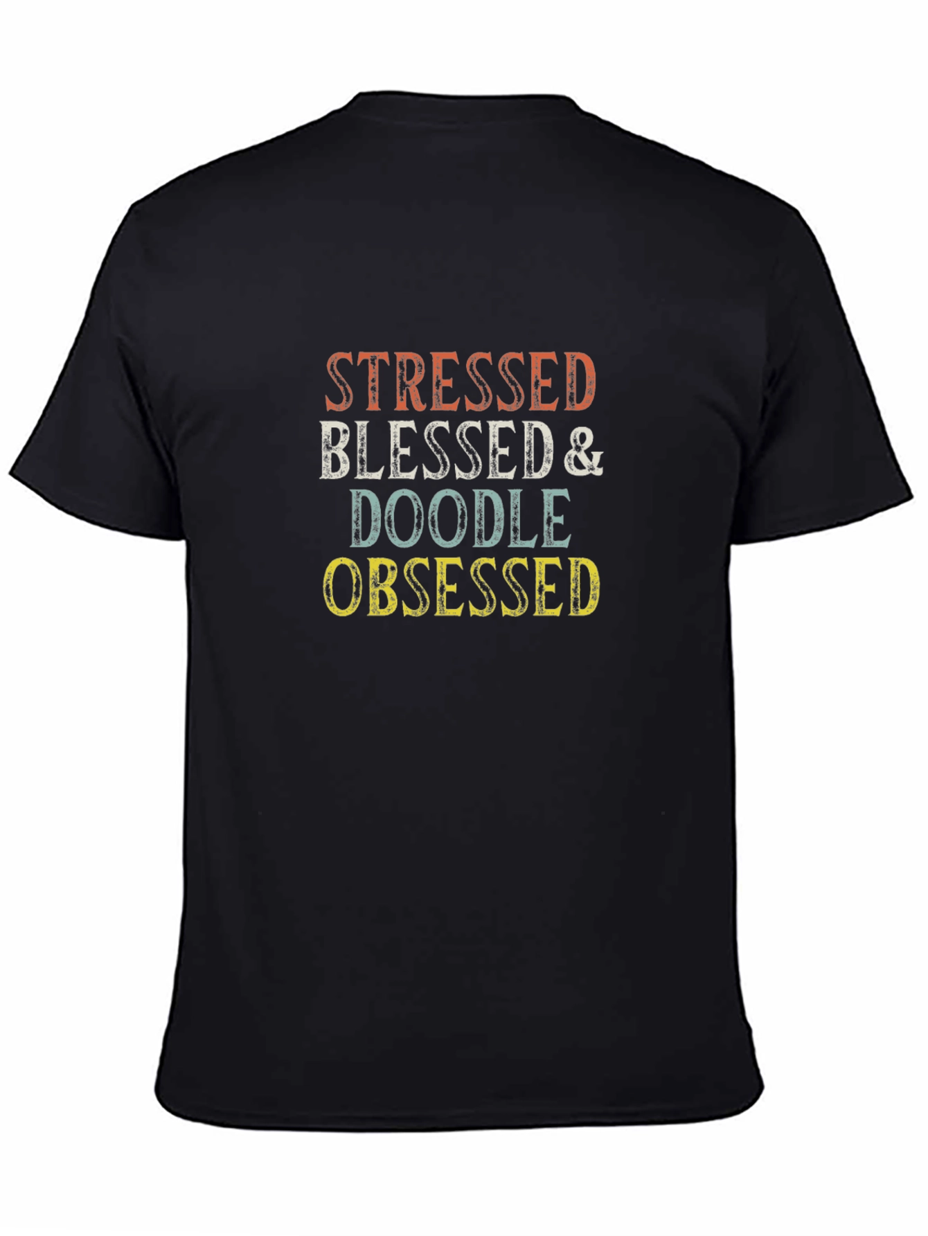 Stressed Blessed & Doodle Obsessed Graphic Tee