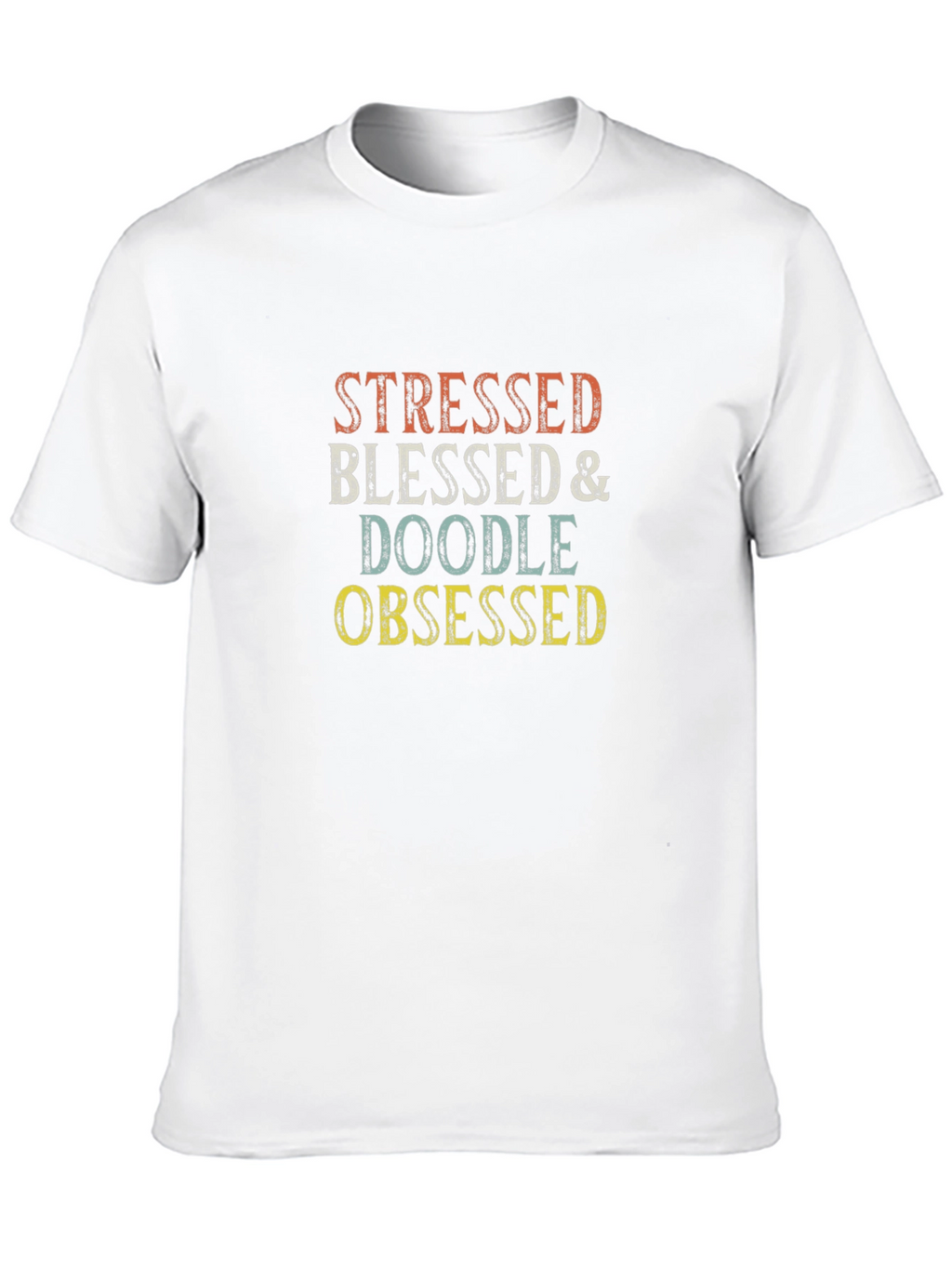 Stressed Blessed & Doodle Obsessed Graphic Tee