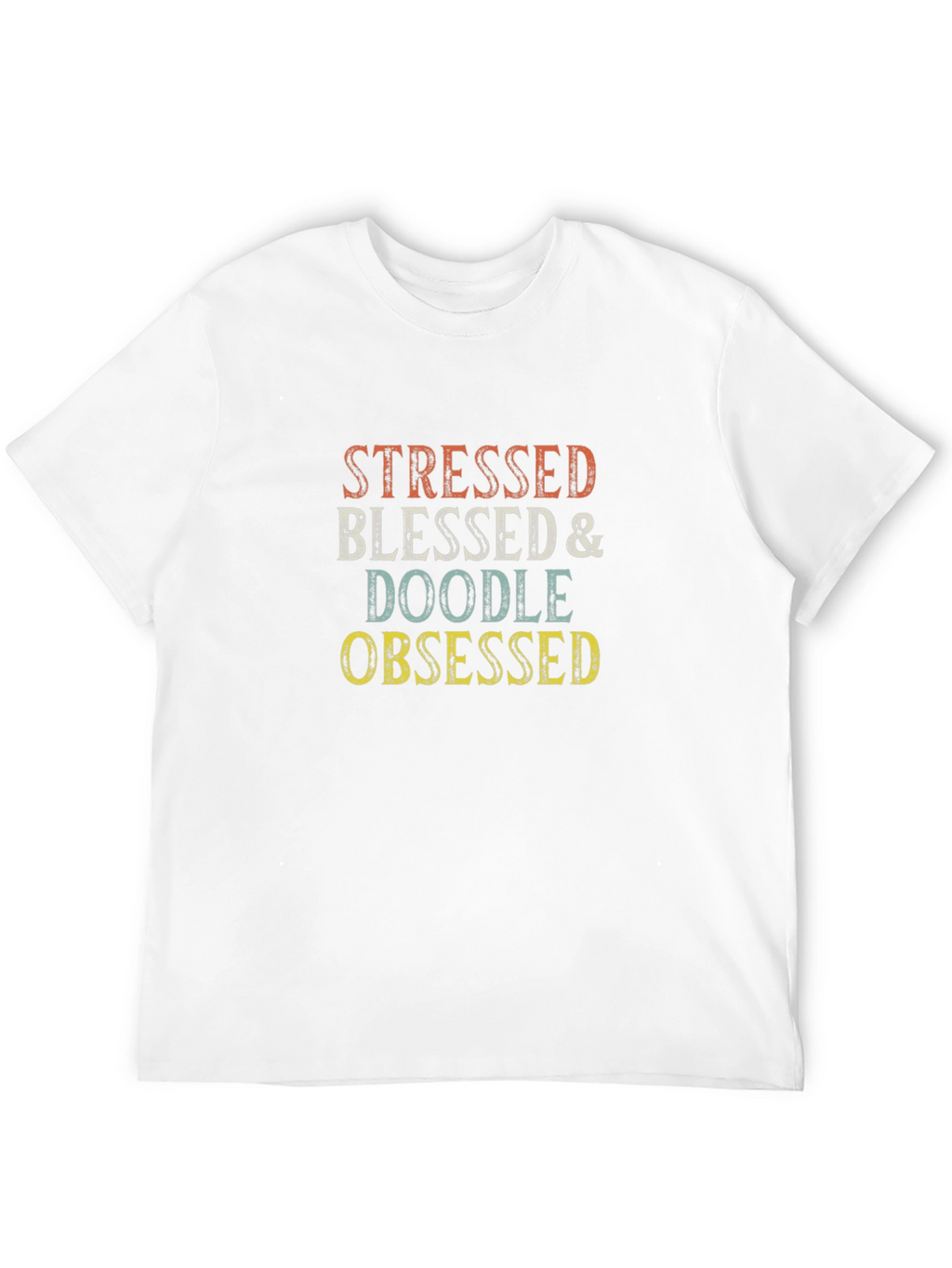 Stressed Blessed & Doodle Obsessed Graphic Tee