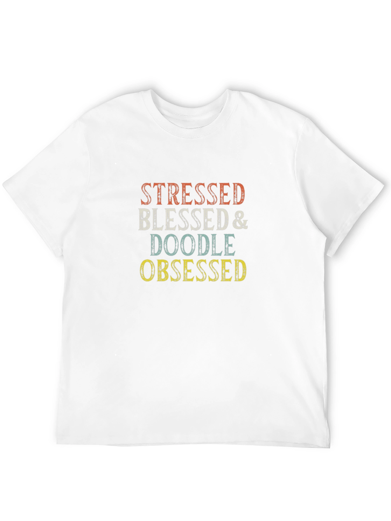 Stressed Blessed & Doodle Obsessed Graphic Tee