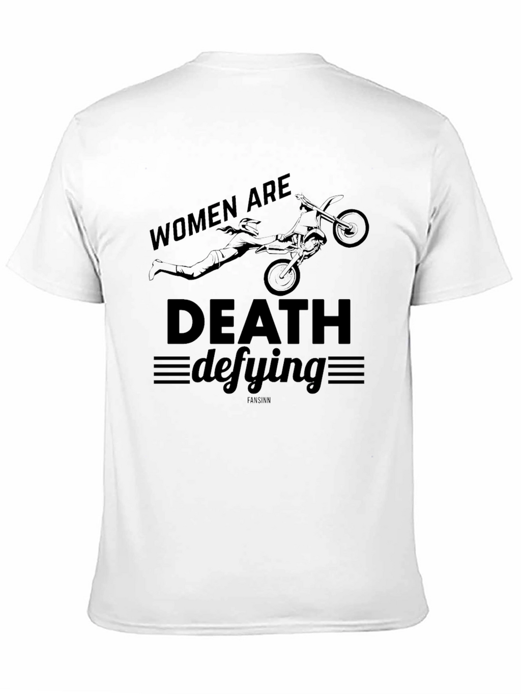 Death Defying Womens Graphic Tee - Black