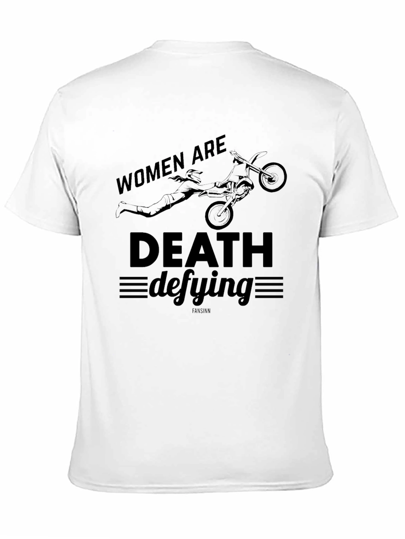 Death Defying Womens Graphic Tee - Black