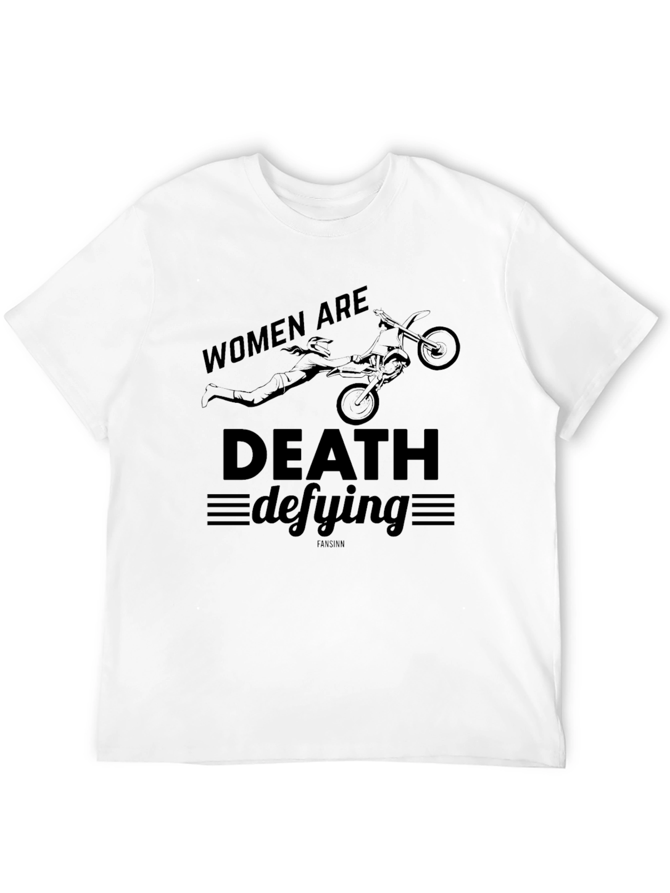 Death Defying Womens Graphic Tee - Black