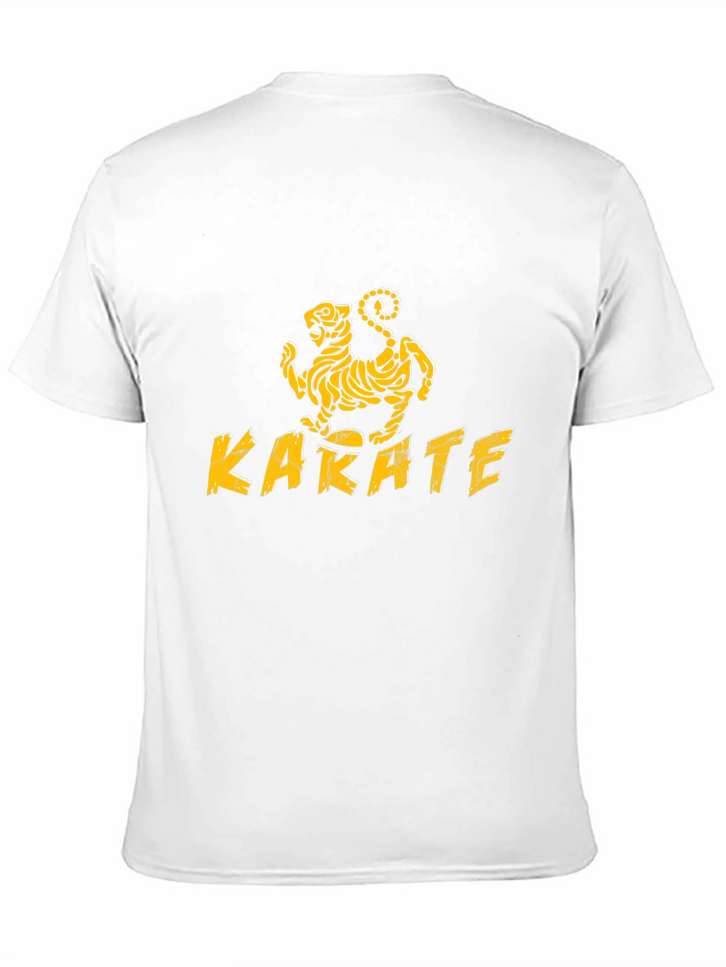 Karate Kid Inspired Black T-Shirt with Tiger Design