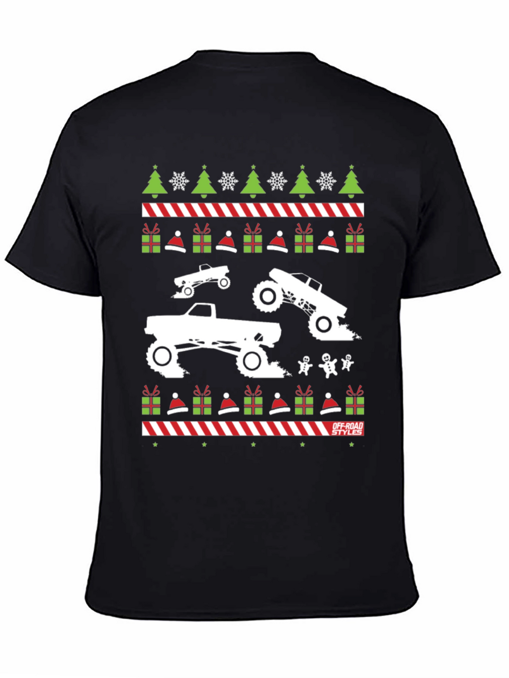 Off-Road Christmas Trucker T-Shirt