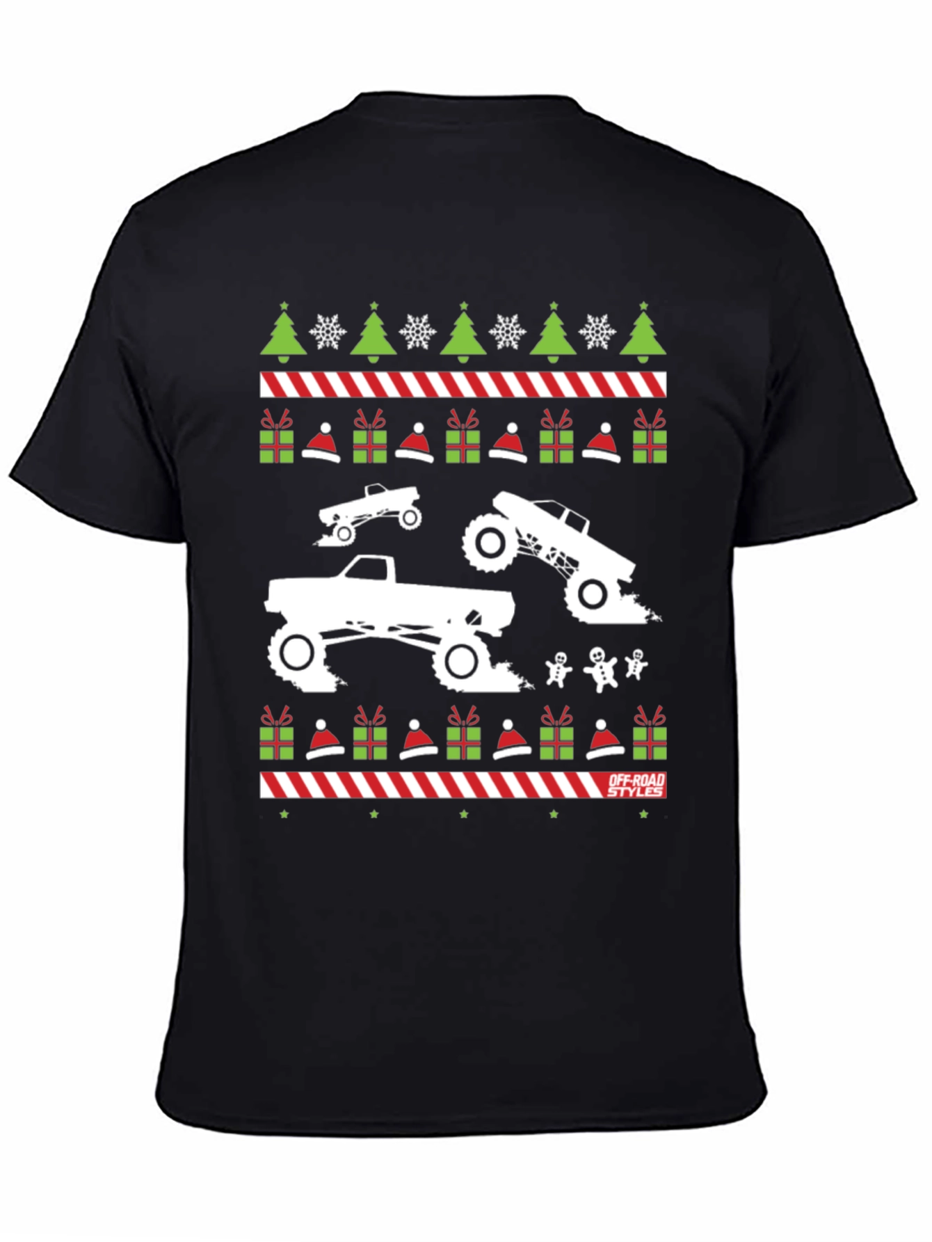 Off-Road Christmas Trucker T-Shirt
