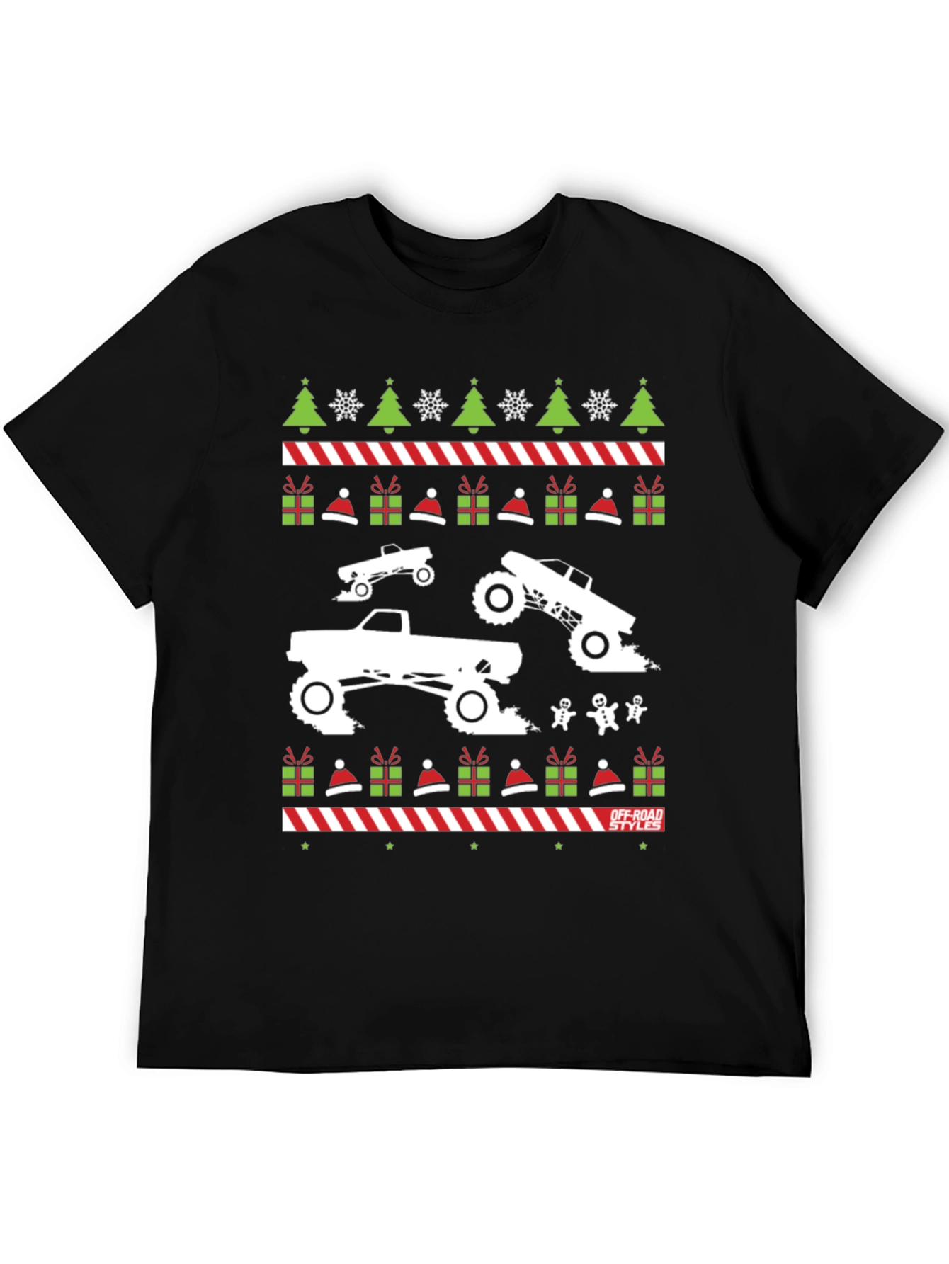 Off-Road Christmas Trucker T-Shirt