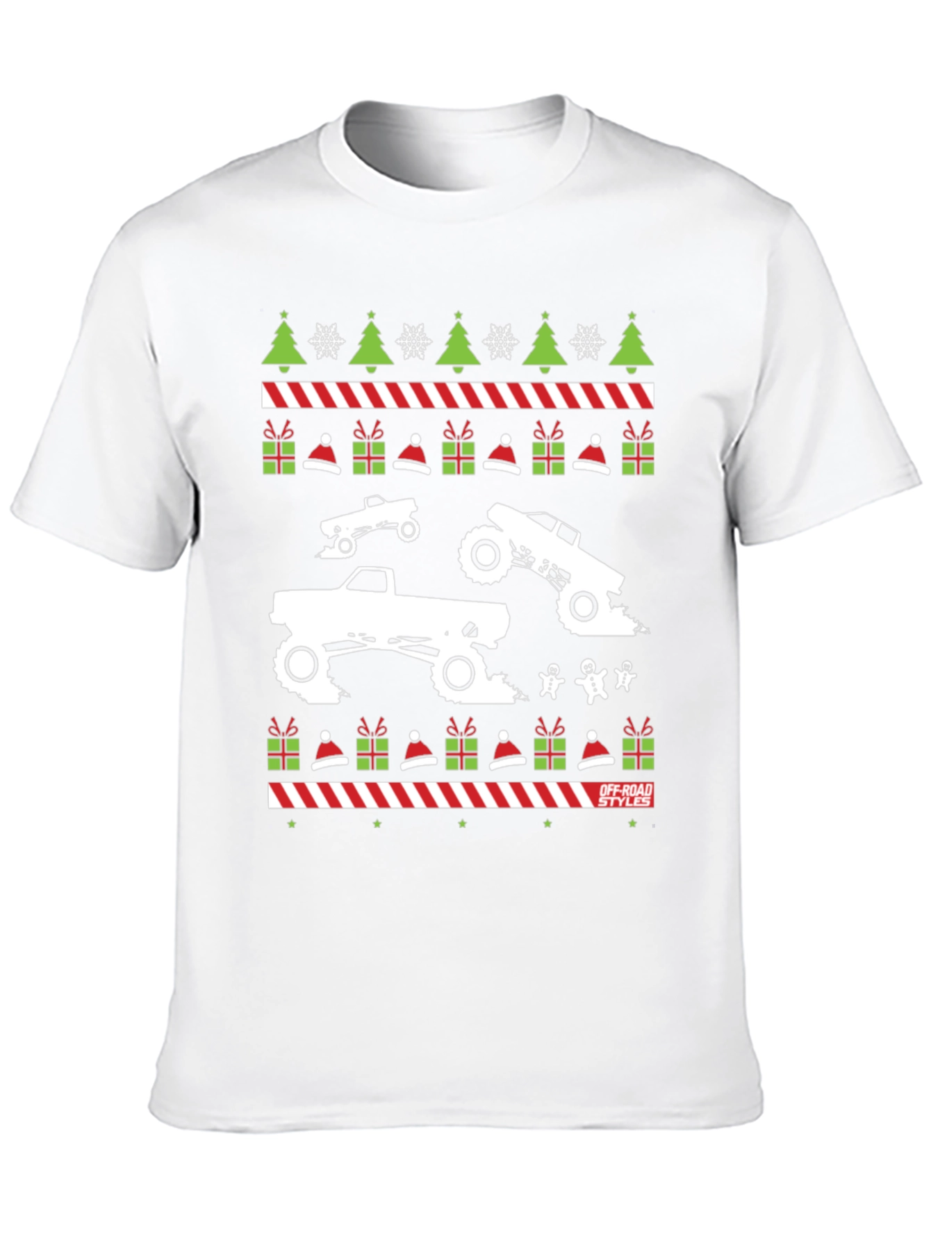 Off-Road Christmas Trucker T-Shirt