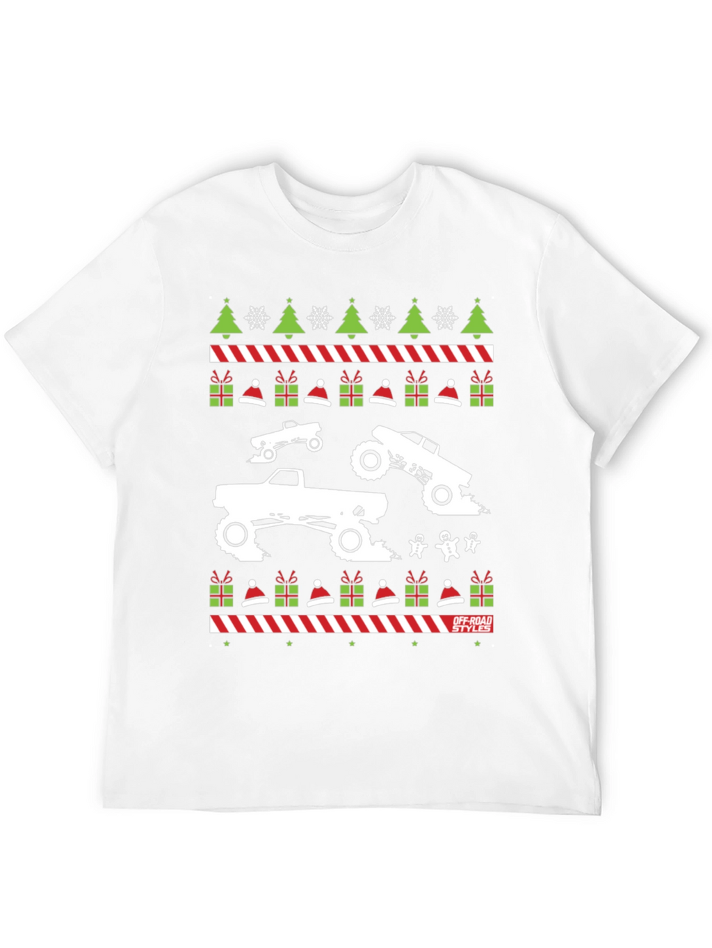 Off-Road Christmas Trucker T-Shirt
