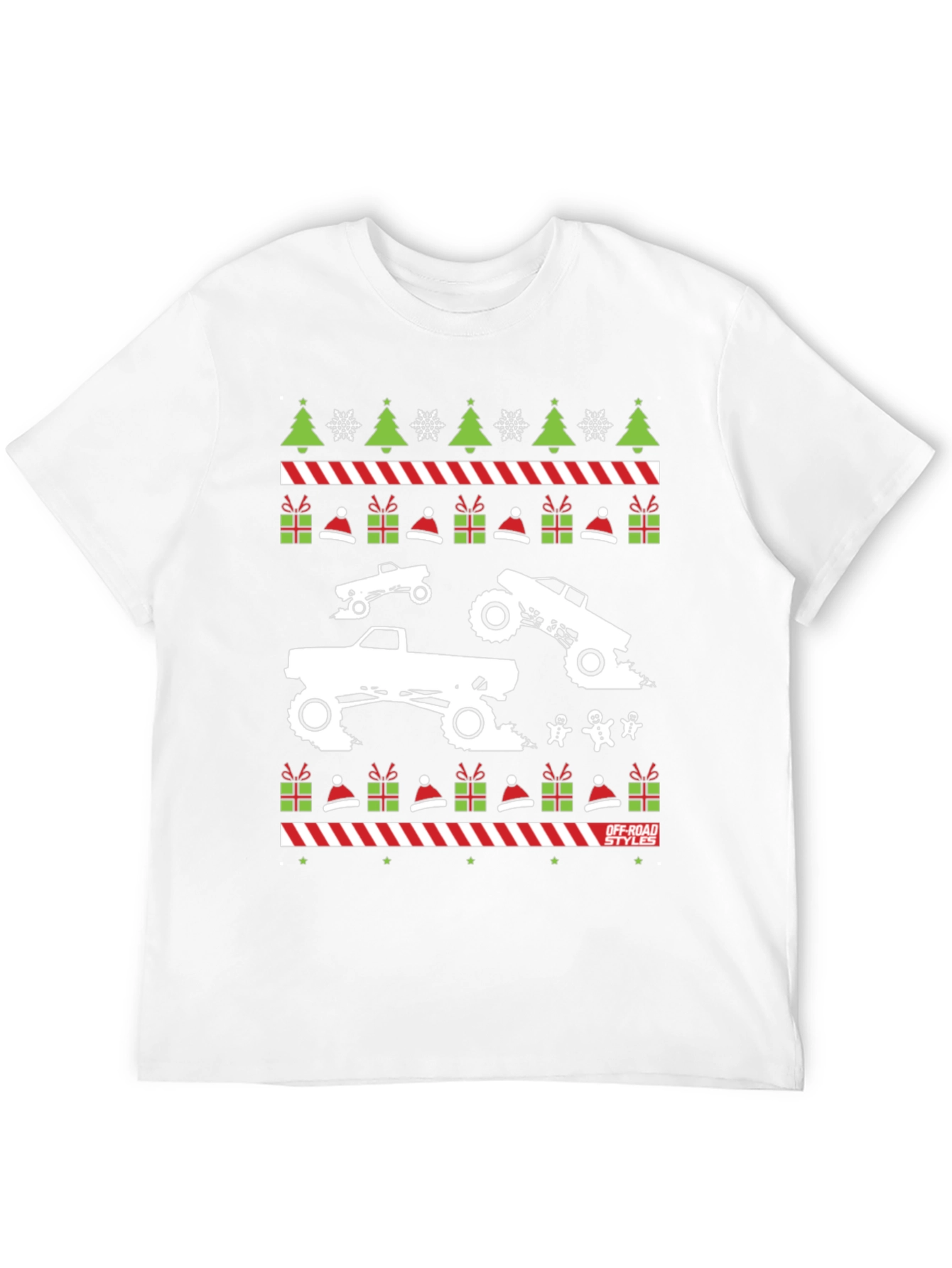 Off-Road Christmas Trucker T-Shirt