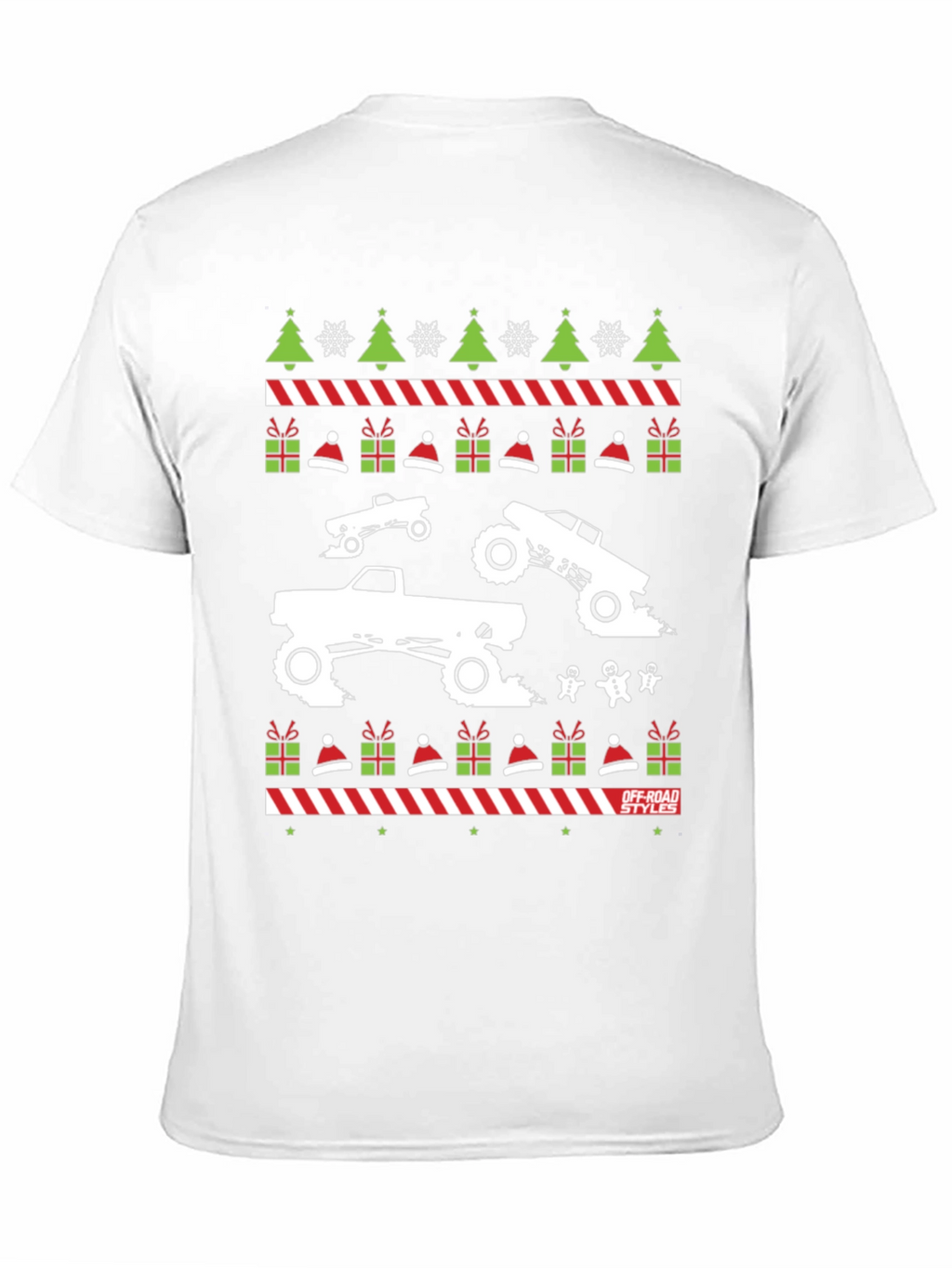 Off-Road Christmas Trucker T-Shirt