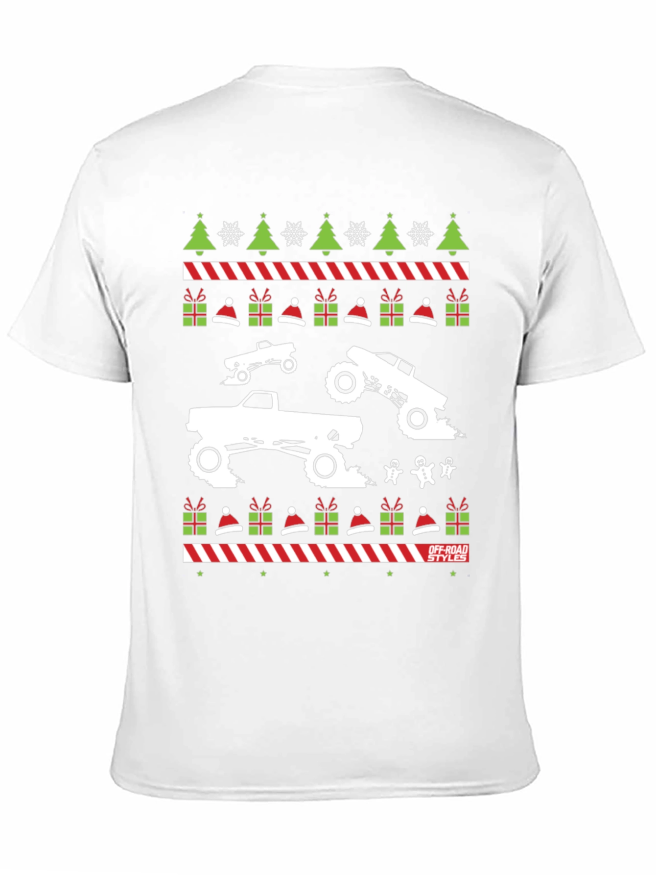 Off-Road Christmas Trucker T-Shirt