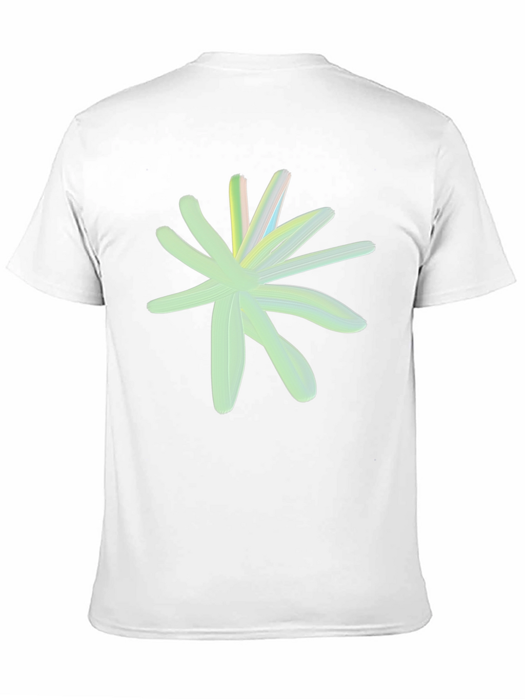 Abstract Floral Graphic Tee - Black Casual Shirt