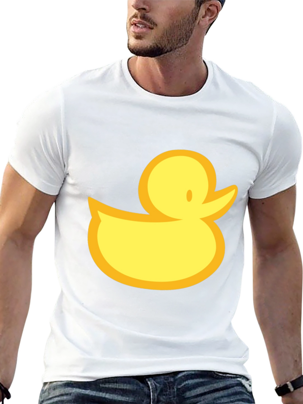 Duck Graphic Black T-Shirt