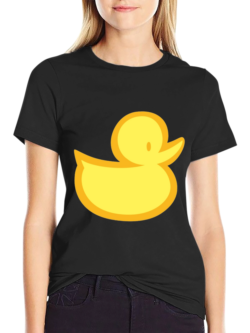 Duck Graphic Black T-Shirt