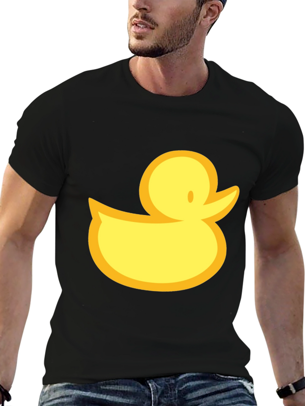 Duck Graphic Black T-Shirt