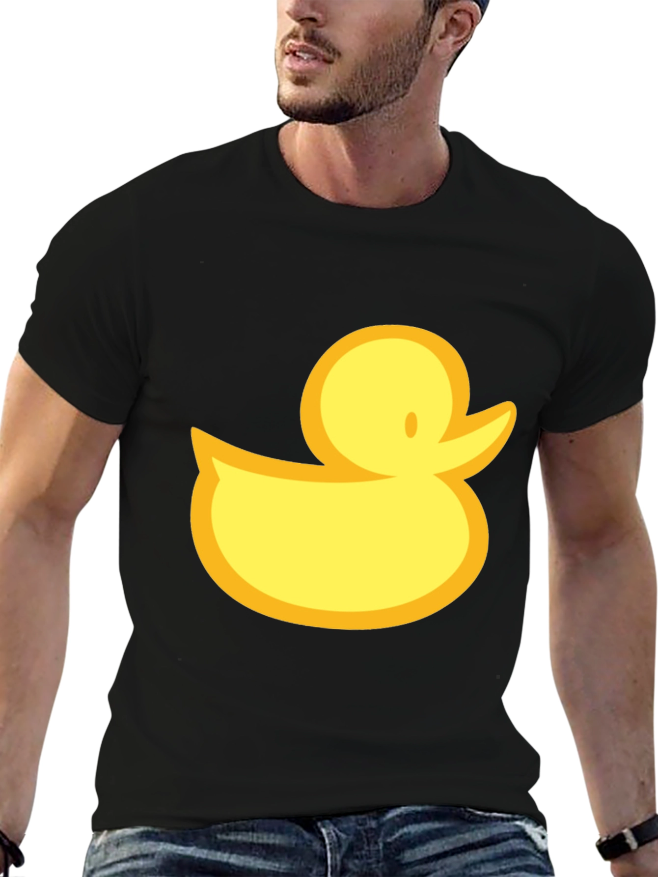 Duck Graphic Black T-Shirt