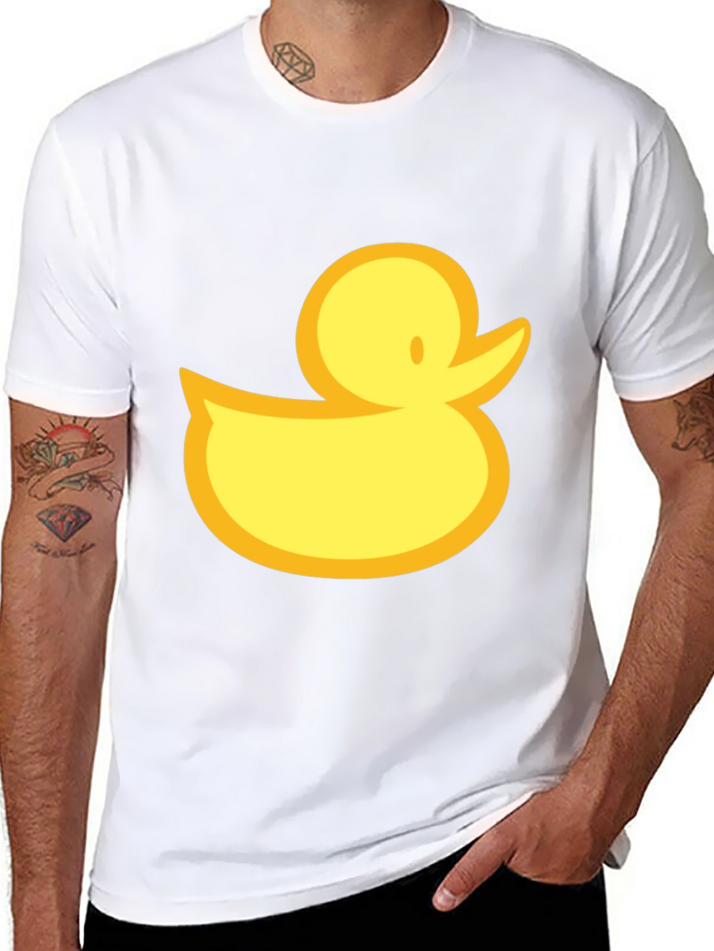 Duck Graphic Black T-Shirt