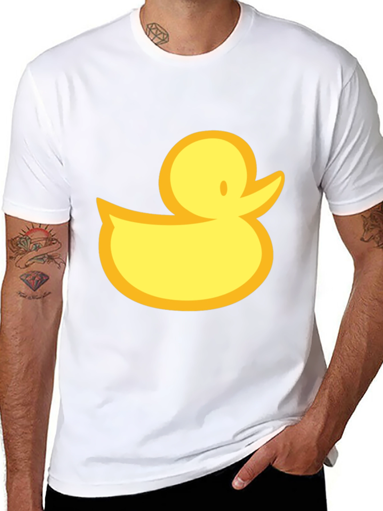 Duck Graphic Black T-Shirt