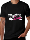 Weather Diva Black Graphic Tee