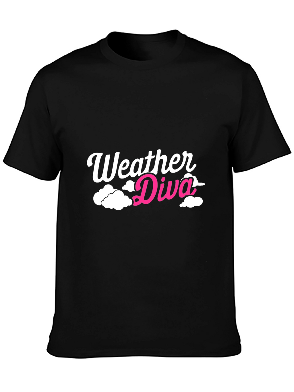 Weather Diva Black Graphic Tee