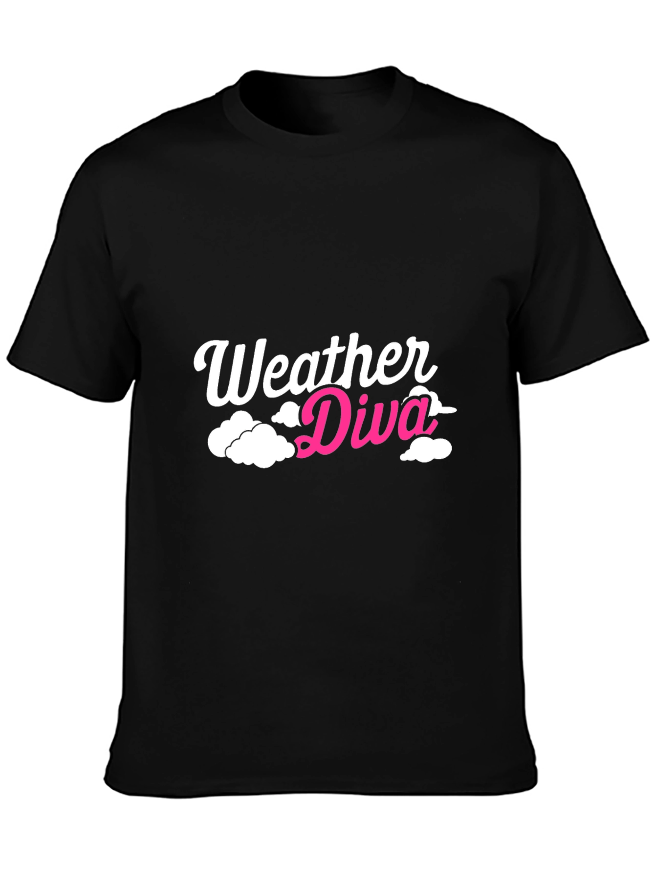 Weather Diva Black Graphic Tee