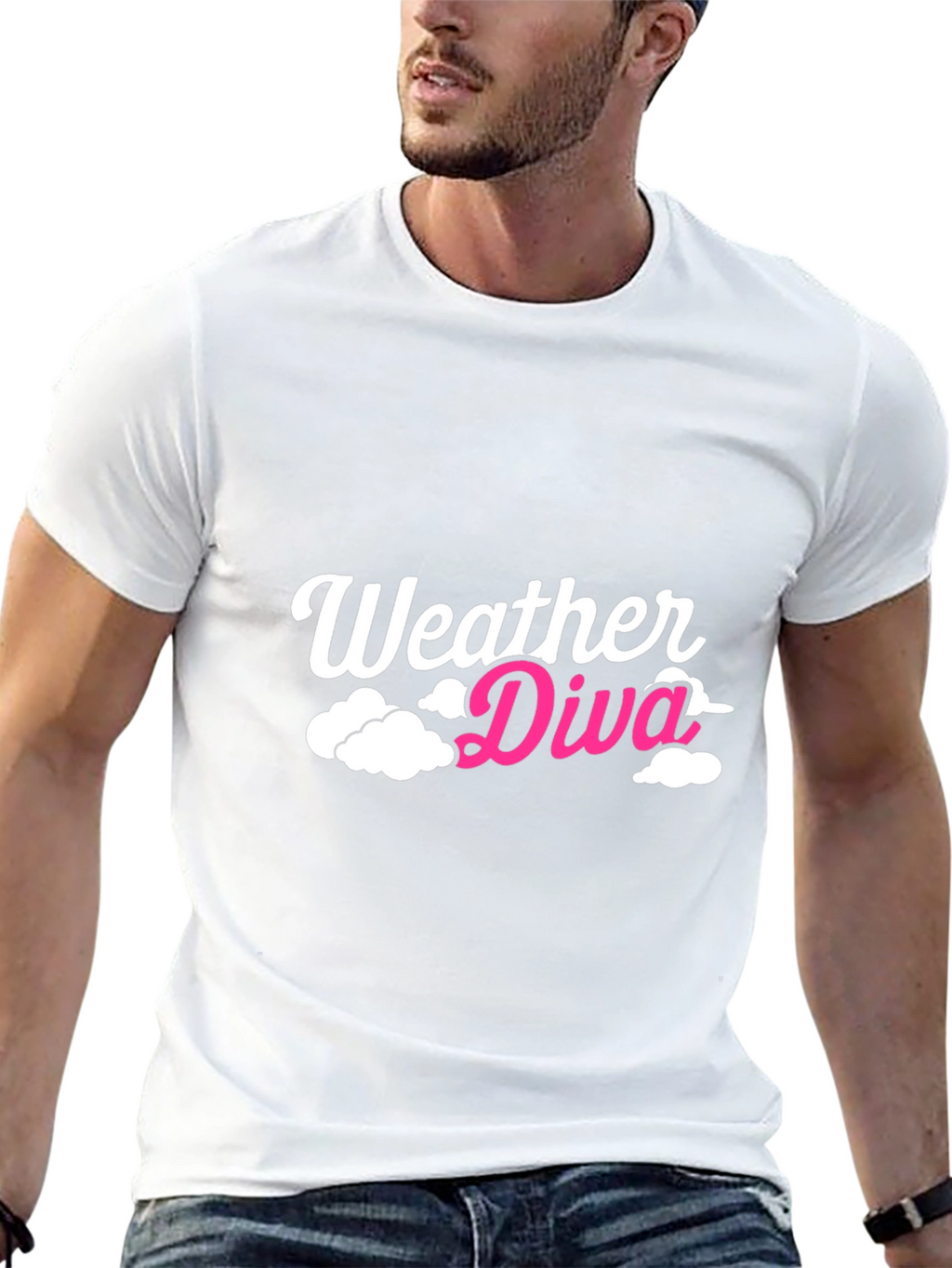 Weather Diva Black Graphic Tee