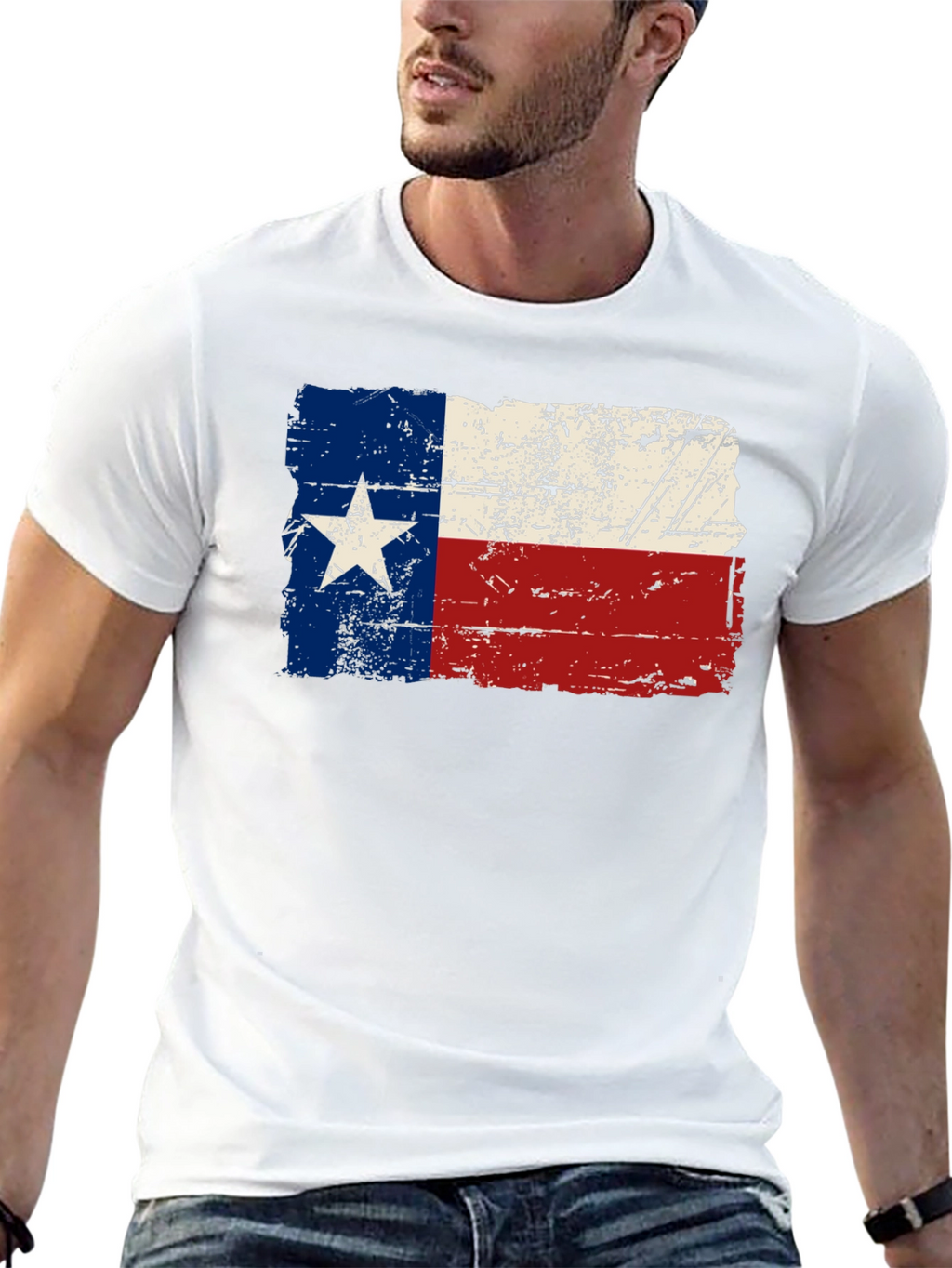 Texas Flag T-Shirt - Distressed Lone Star State Pride