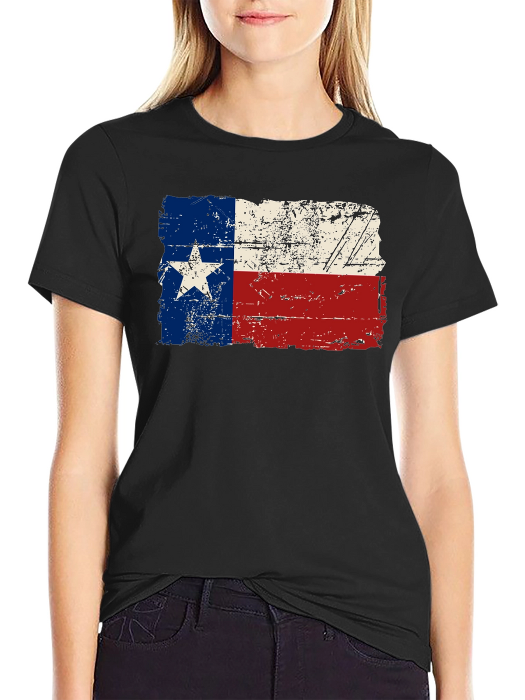 Texas Flag T-Shirt - Distressed Lone Star State Pride