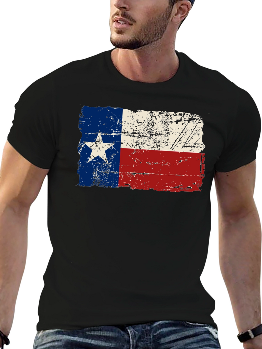 Texas Flag T-Shirt - Distressed Lone Star State Pride