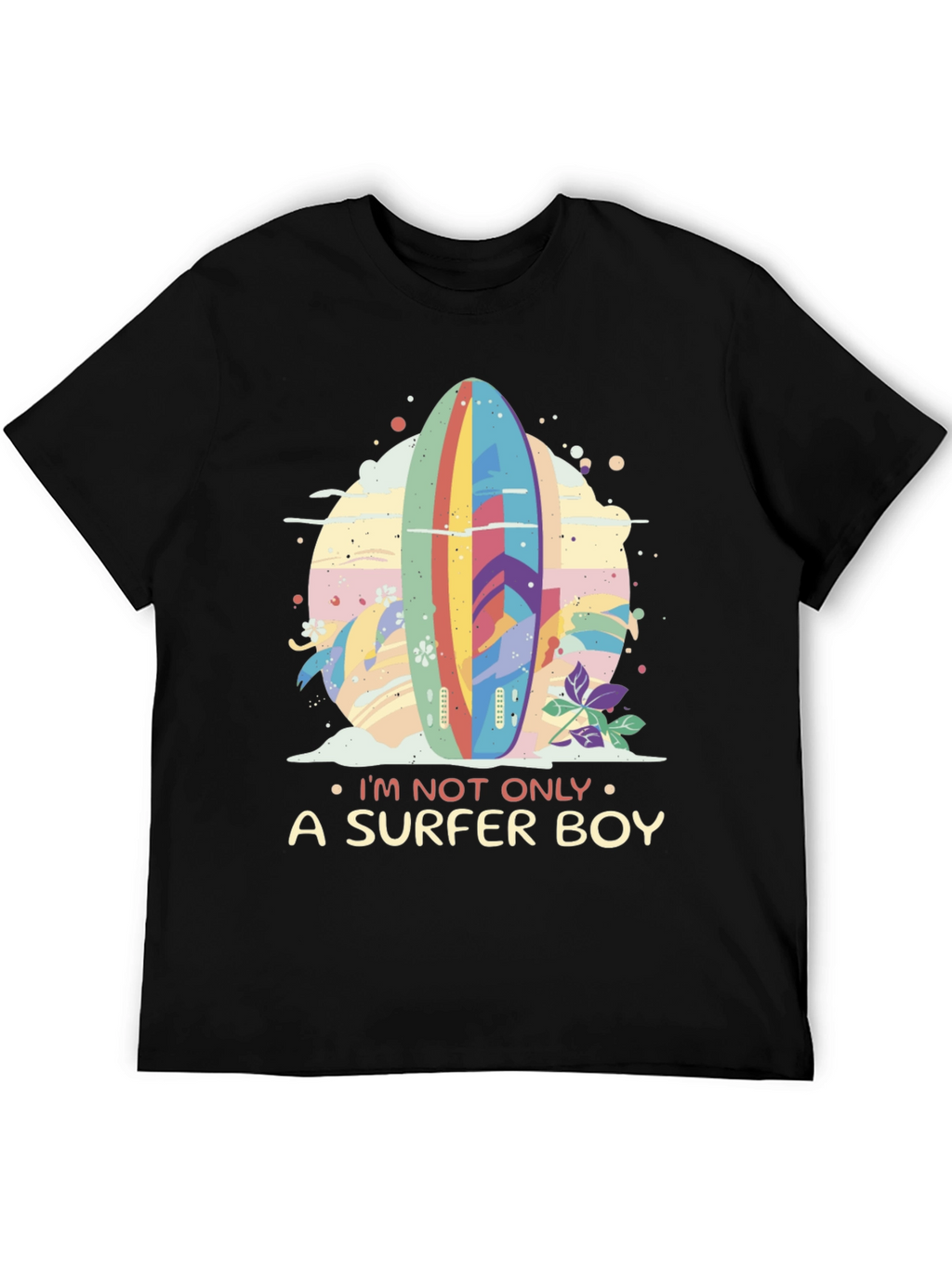 Surfer Boy Graphic Tee - Beach Vibes